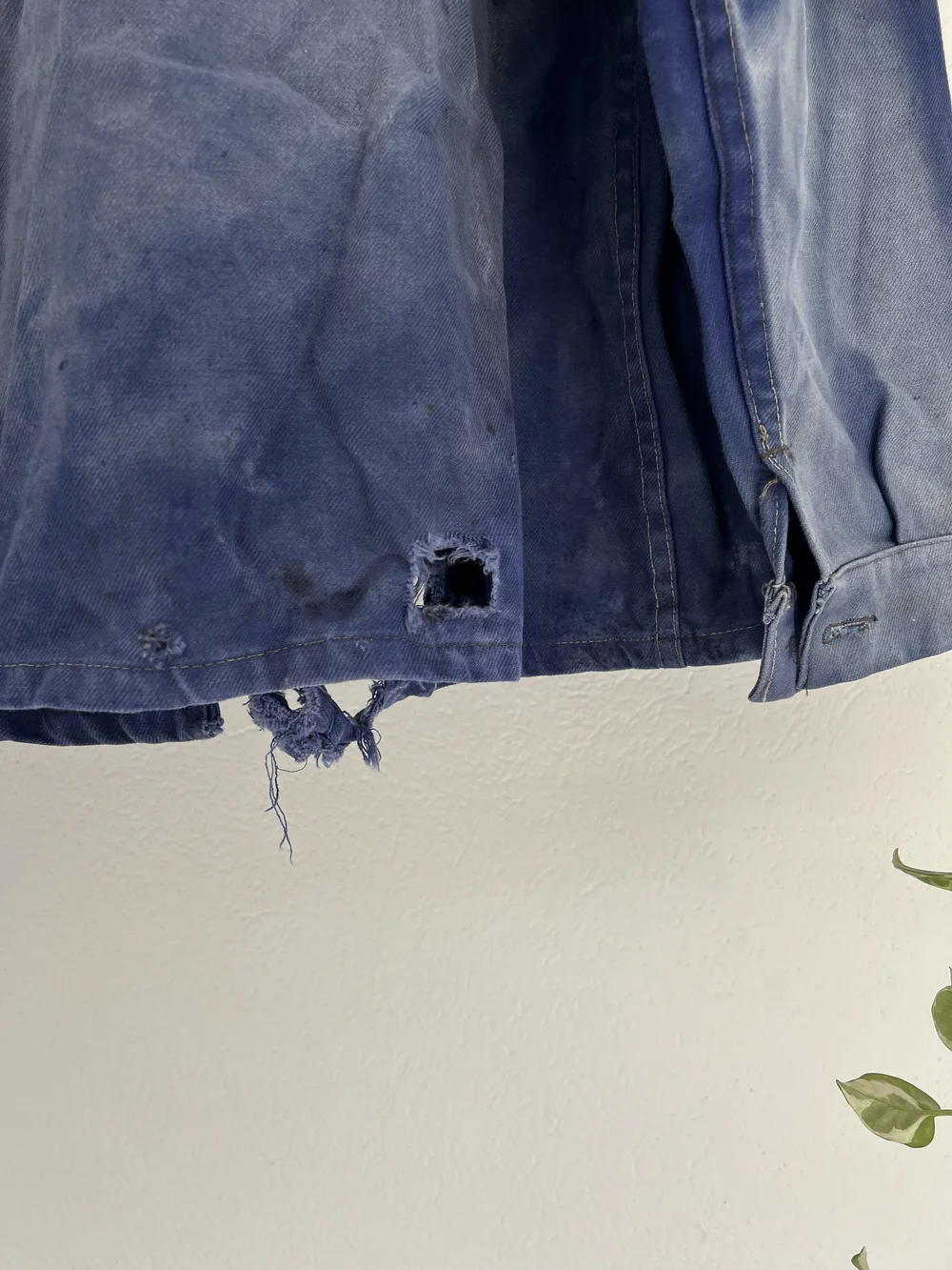 ジャケット・アウター TMKK Damaged French Work Jacket/ Beige S TMKK Damaged French Work Jacket/ Beige Herringbone(4月上旬頃