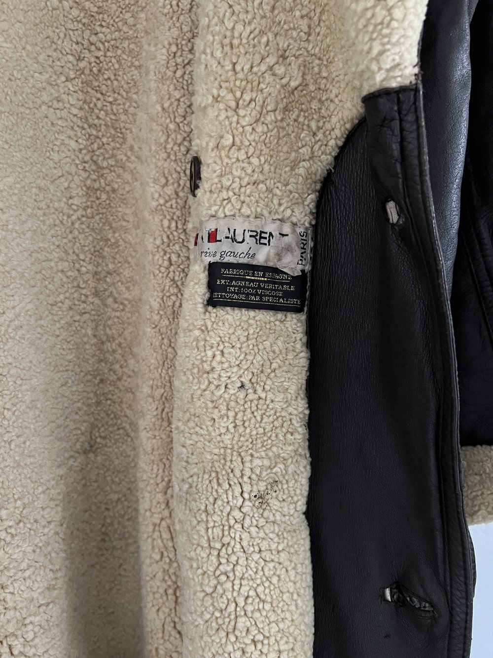 YSL MOUTON COAT / YSLムートンコート — Satoshi Kawamoto YSL MOUTON COAT / YSLムートンコート — Satoshi Kawamoto