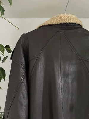 【最終日❗️】YSL レザー ムートン ジャケット 最終日❗️】YSL レザー ムートン ジャケット