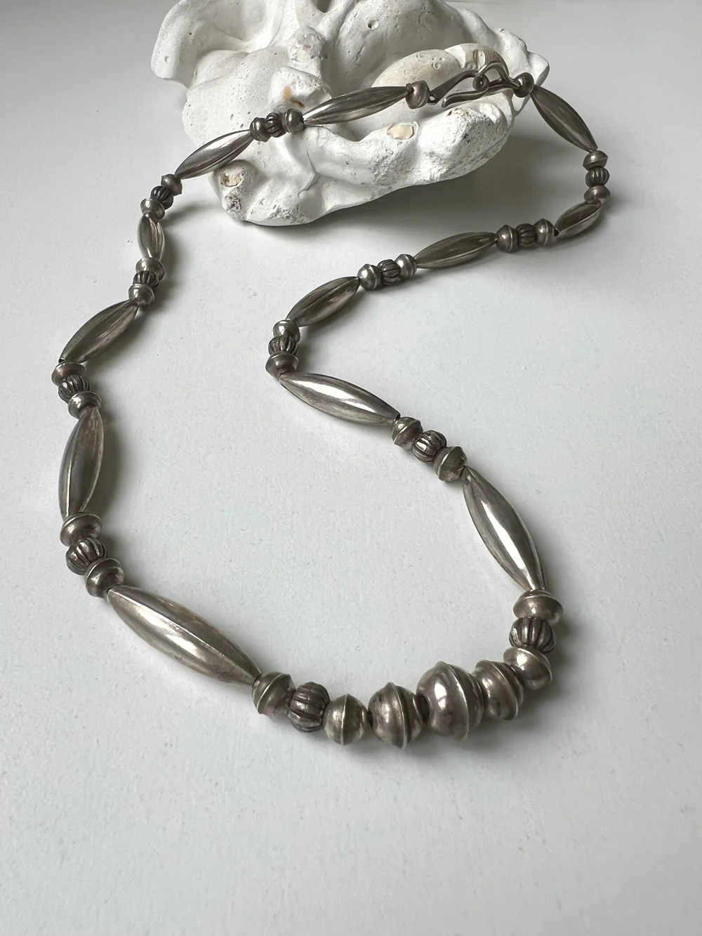 Larry Smith Silver Beads Necklace - ラリースミスシルバービーズ  