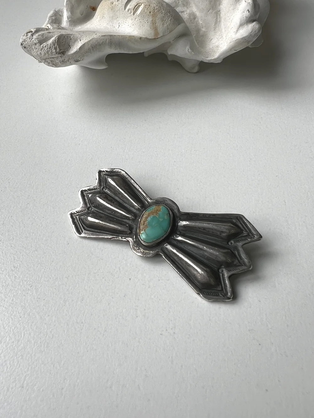 Larry Smith Firefly Turquoise Pin - ラリースミスホタルターコイズ 