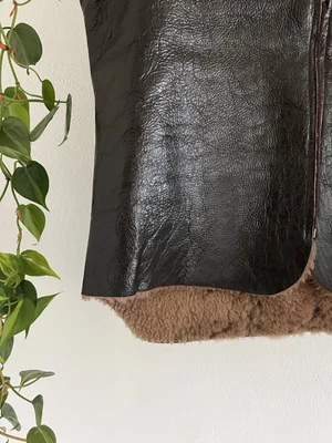 Vintage Mouton Vest / ヴィンテージ ムートン ベスト — Satoshi Kawamoto