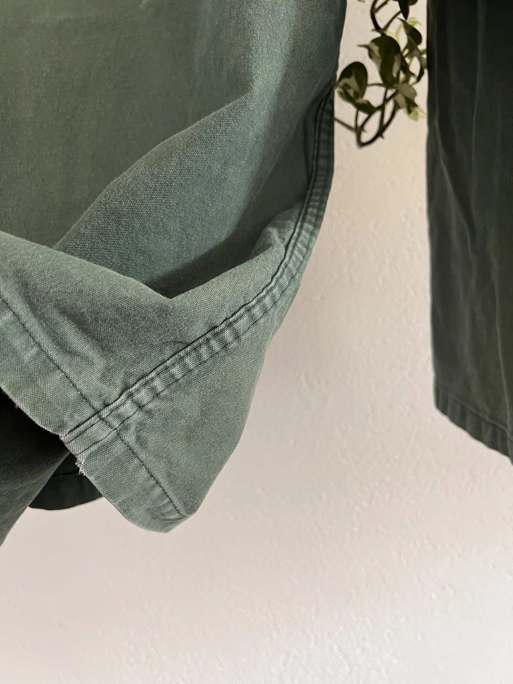 Vintage French fisherman vareuse shirt - green — Satoshi Kawamoto
