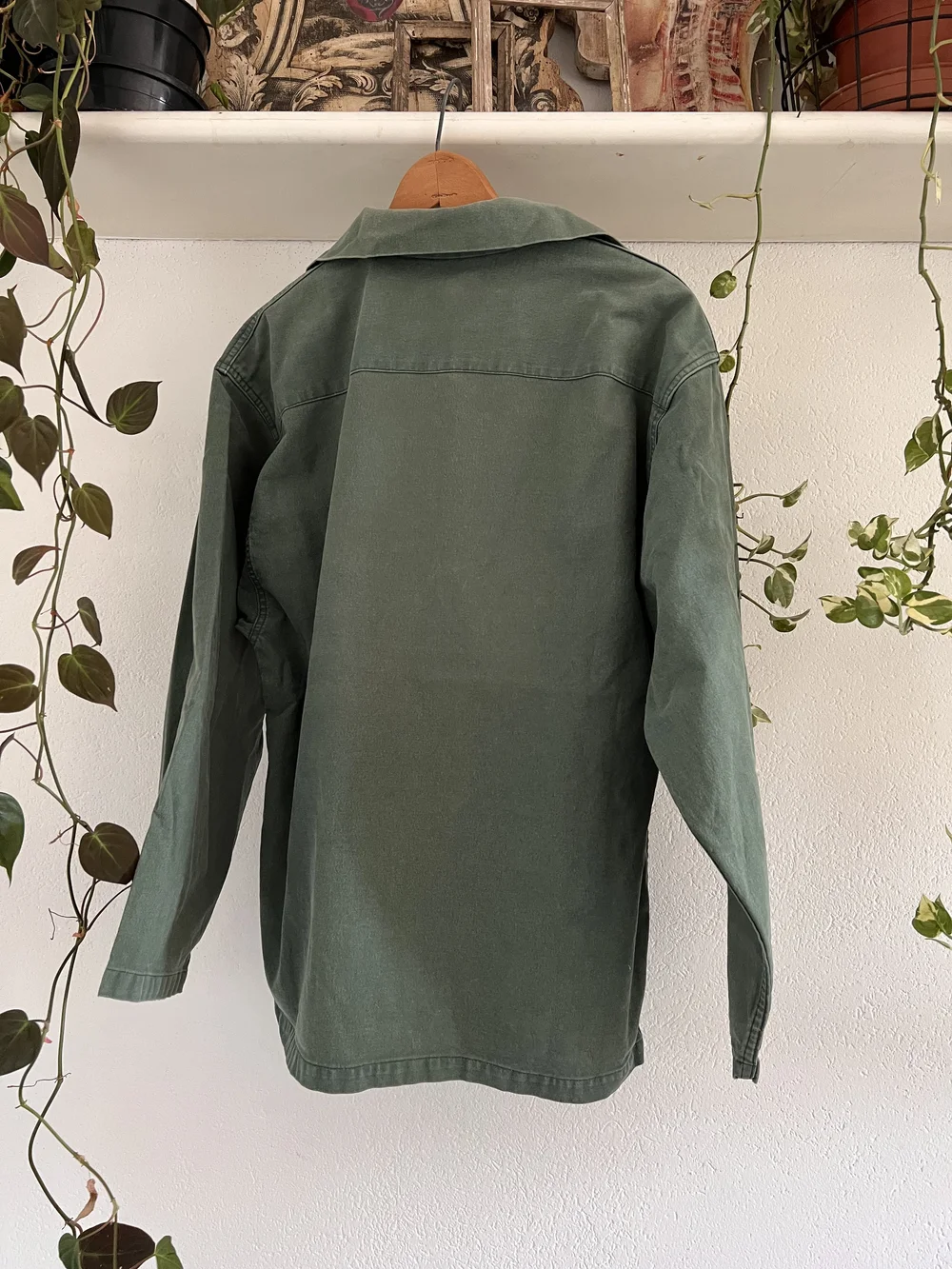 Vintage French fisherman vareuse shirt - green — Satoshi Kawamoto