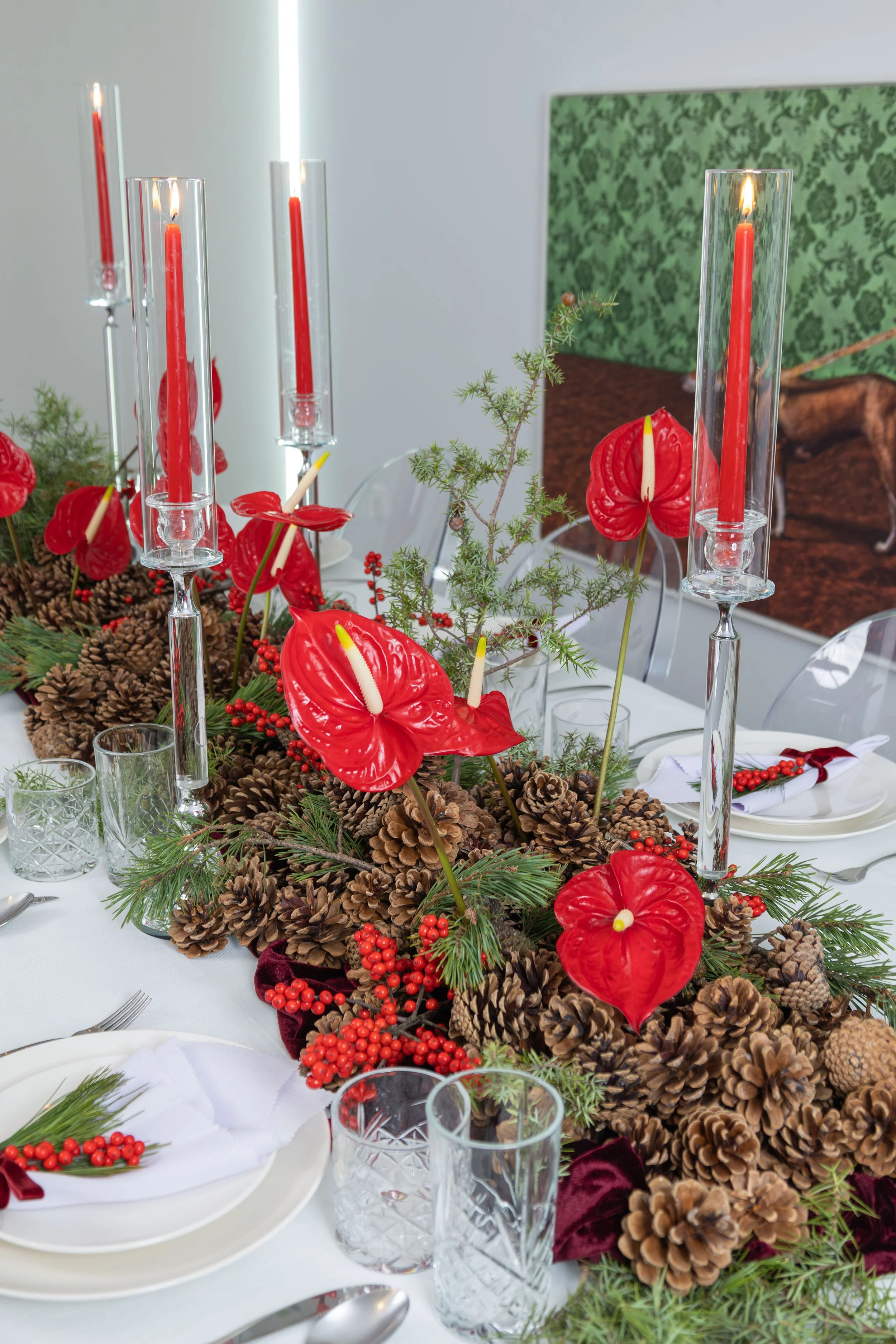 Christmas Table Centerpiece