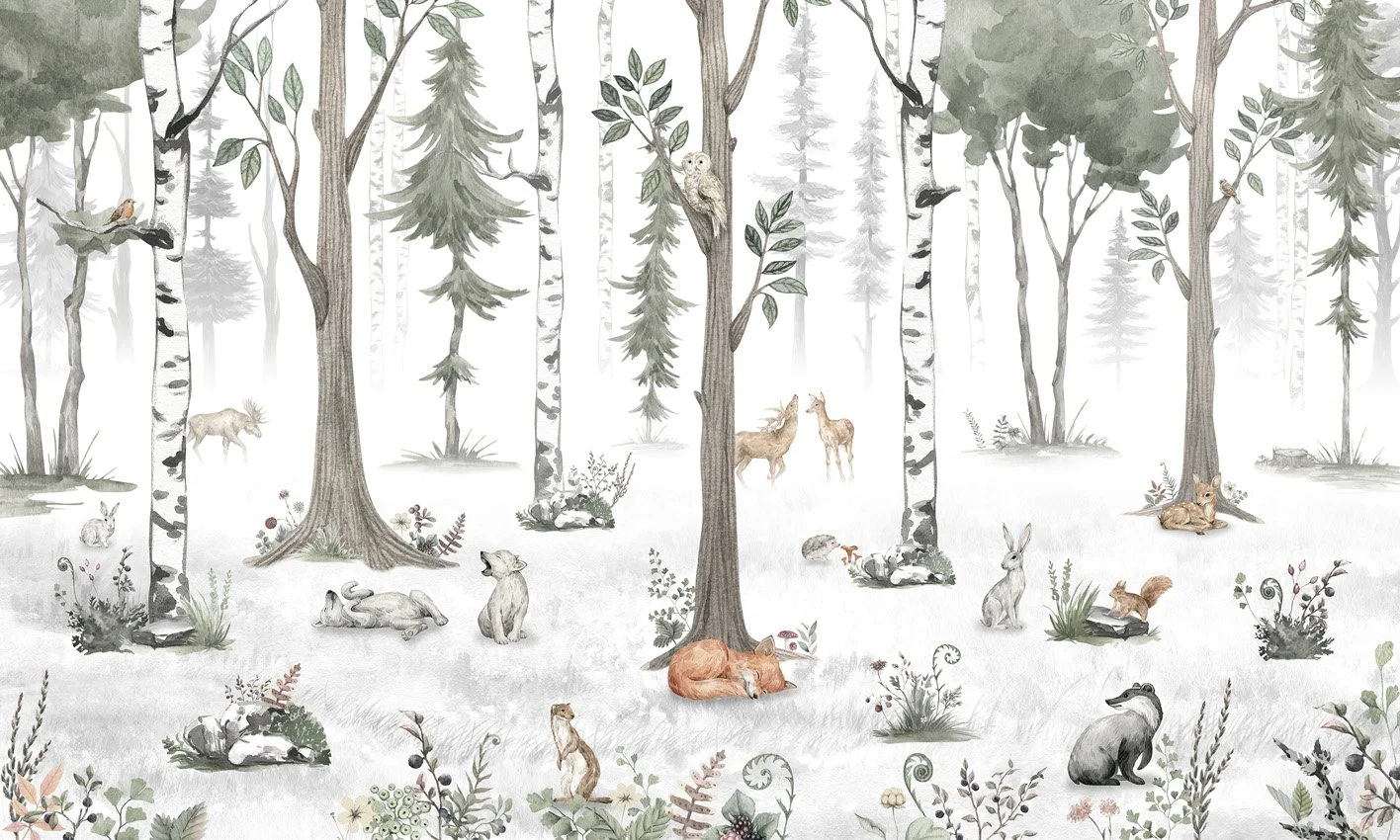 White Woodland