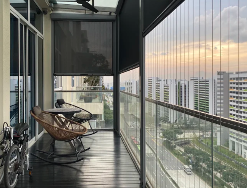 balcony ziptrak blinds