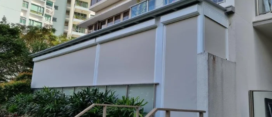 balcony ziptrak blinds singapore