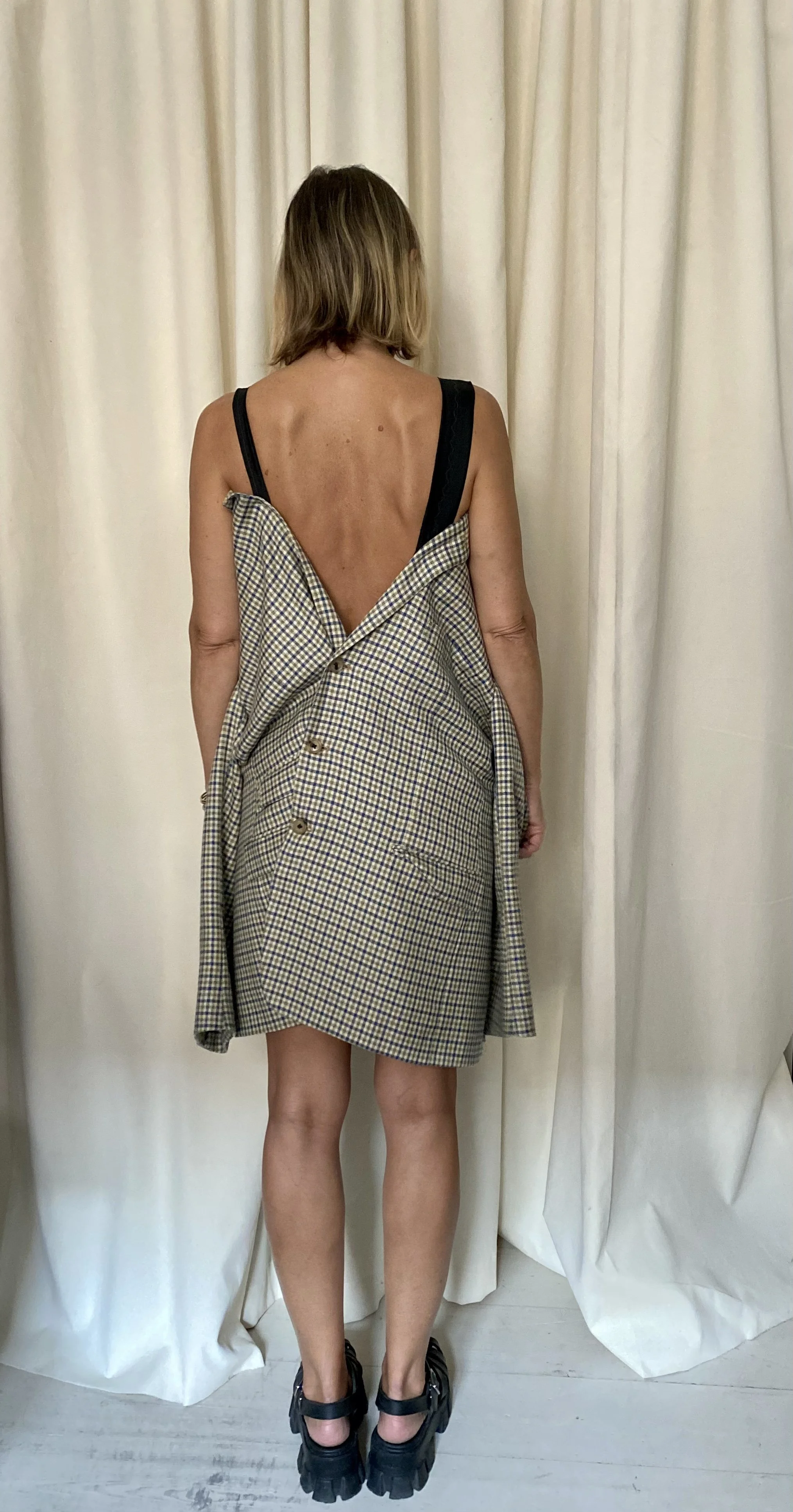 sustainable clothing made from vintage blazers