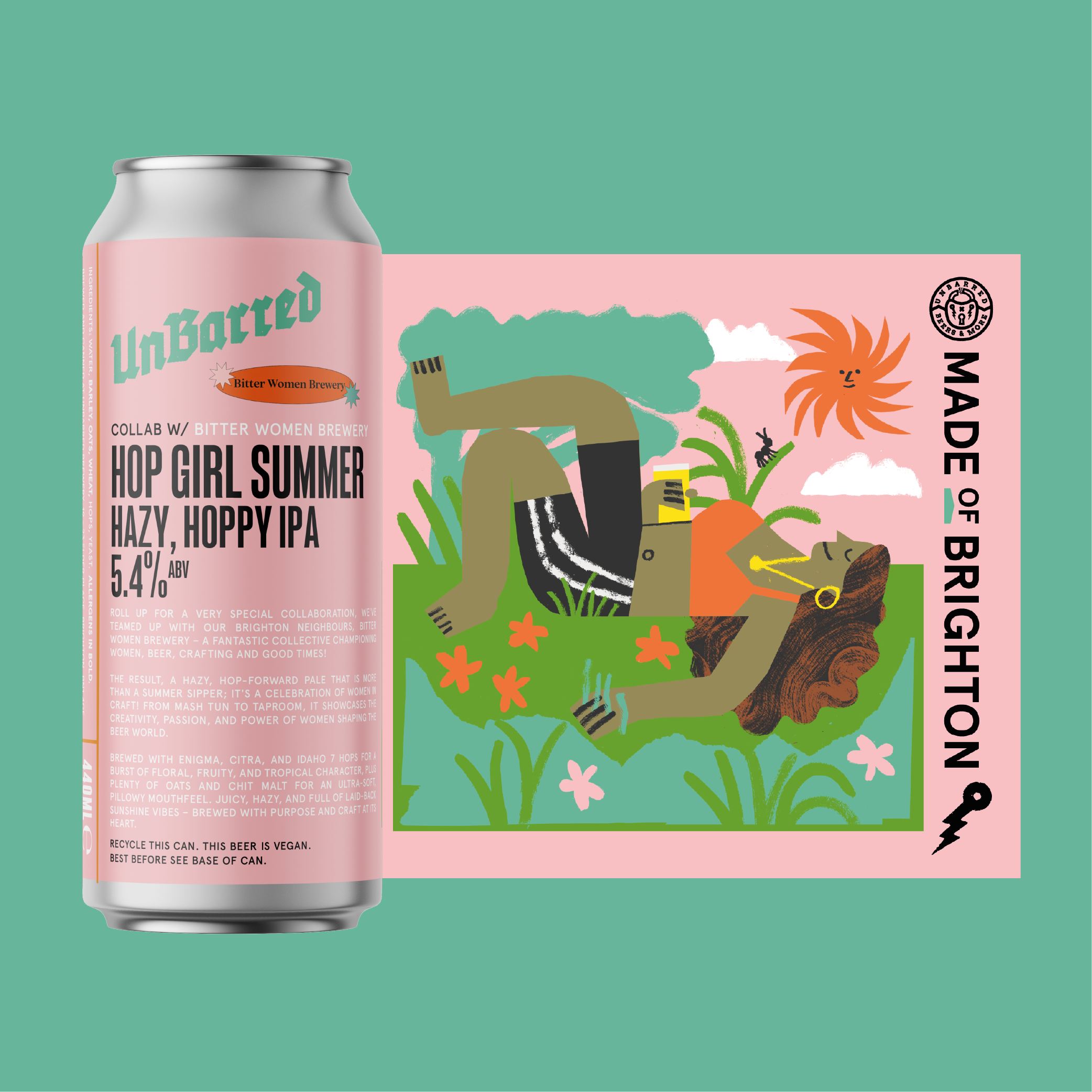 Unbarred x Bitter Women Brewery - Beer Can