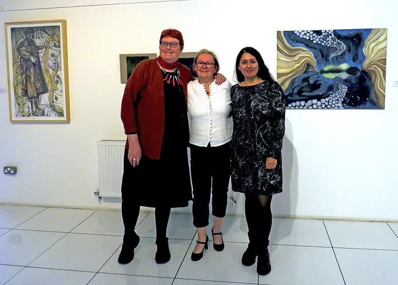 Susan Torrance, Julita Hanlon and Anuschka Barlas