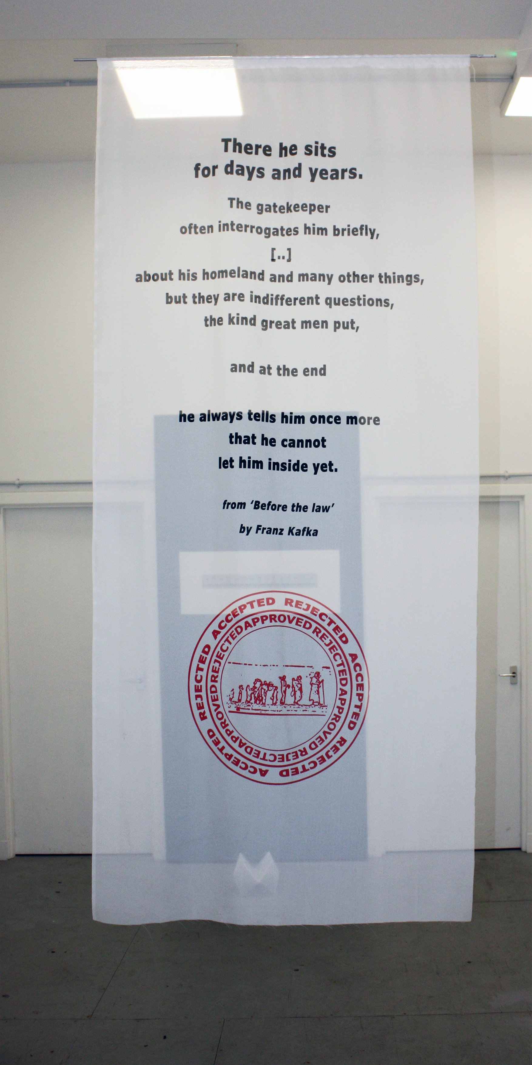 In Conversation with Kafka - Installation view, Saltspace Gallery, Glasgow, 2021