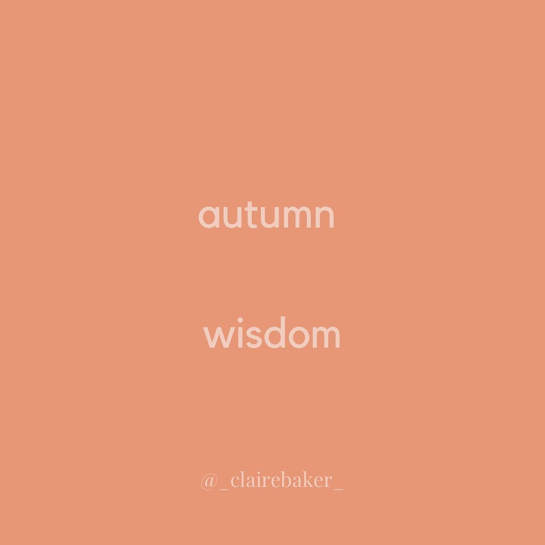 On Autumn Wisdom, or: The Season for Breakups 🍂💔 

It was about this time in 2016 that I left my ex. We had moved to London together that summer but for a million highly personal reasons, it didn't work out. 

This time of year always reminds me of