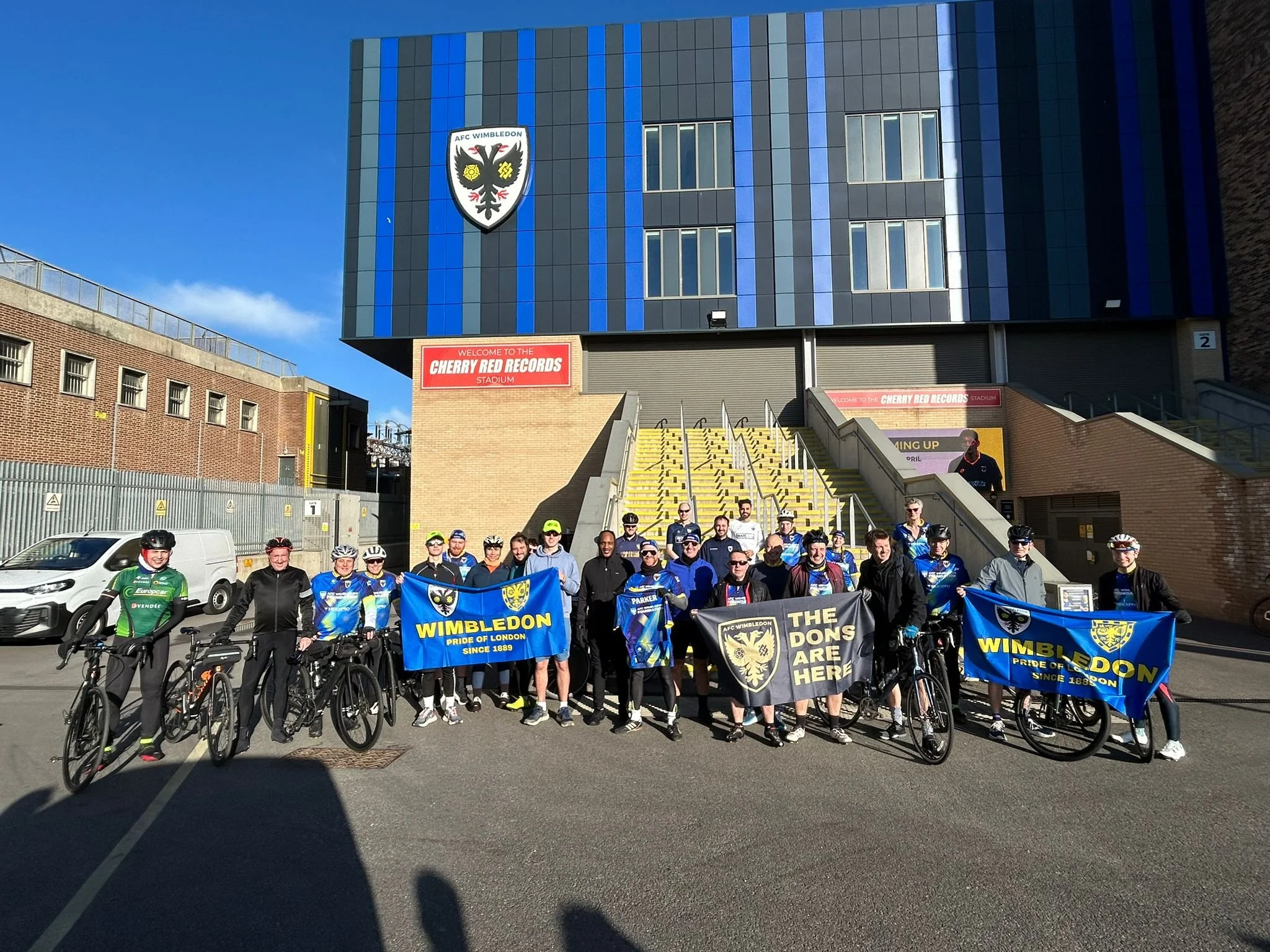 Dons Cycle Challenge Raises Over £27k for the Foundation!