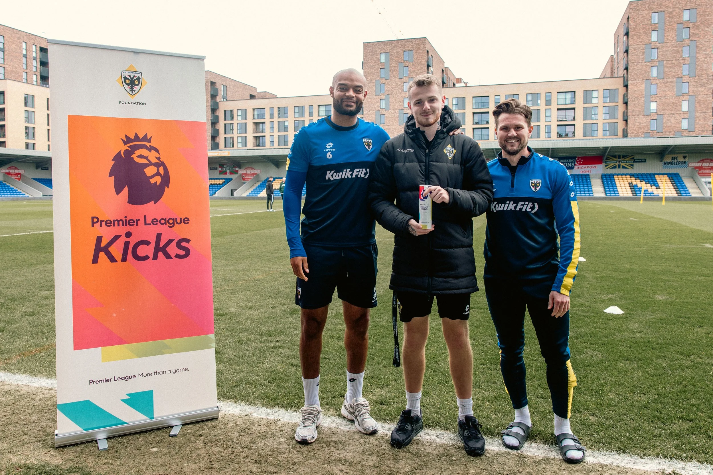 Kai Howe named the  Foundation’s Premier League Kicks Community Captain!&nbsp;