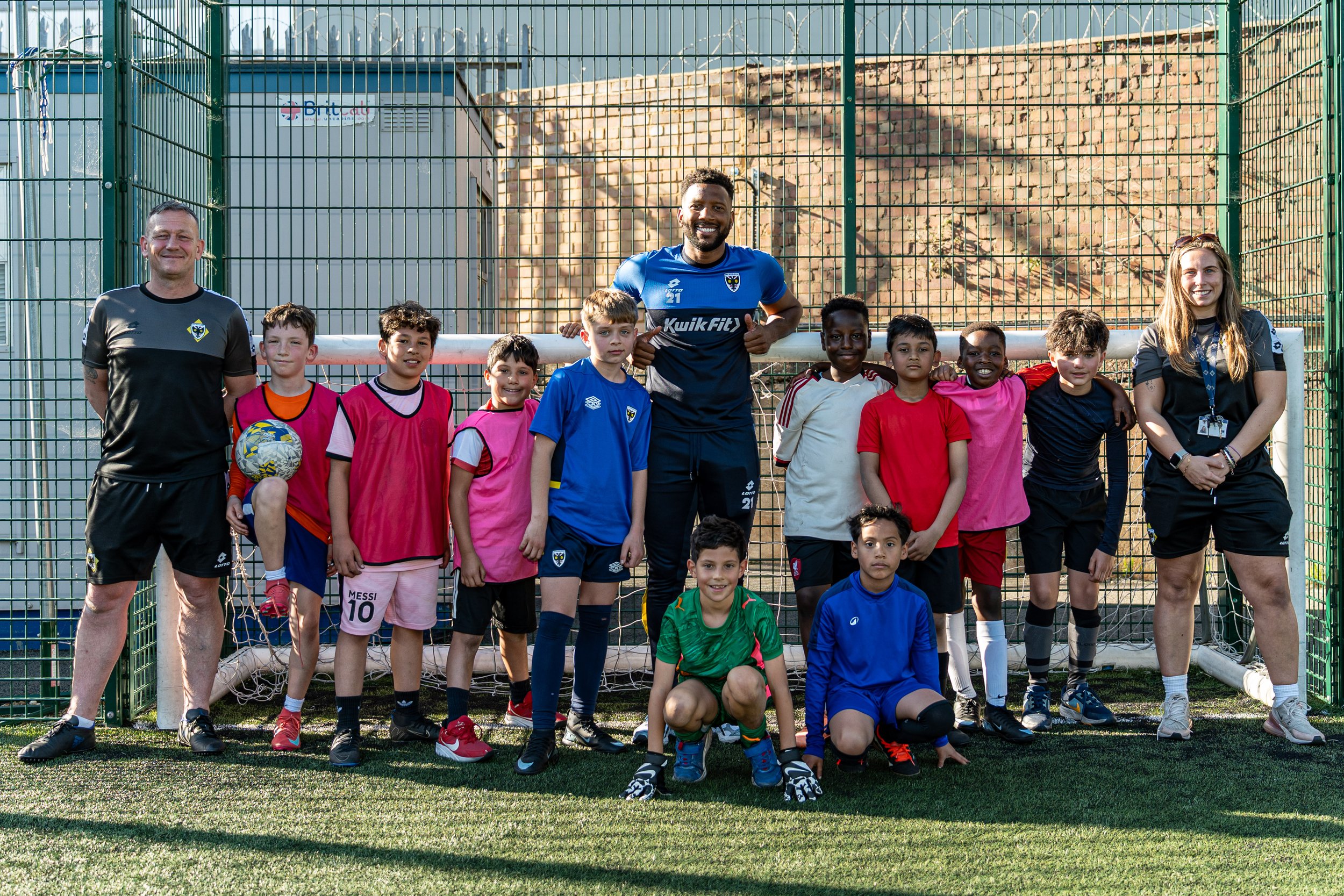 Myles Hippolyte Inspires Young People at Premier League Kicks Session