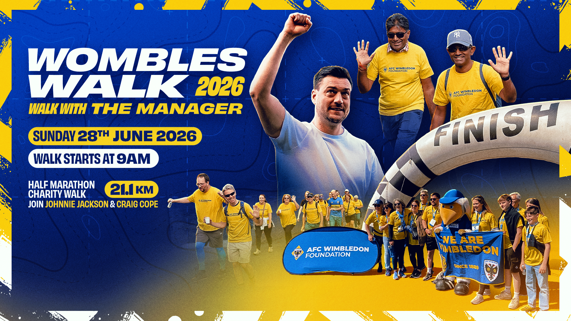 sponsor johnnie &amp; craig - or take on the Wombles Walk 2026!