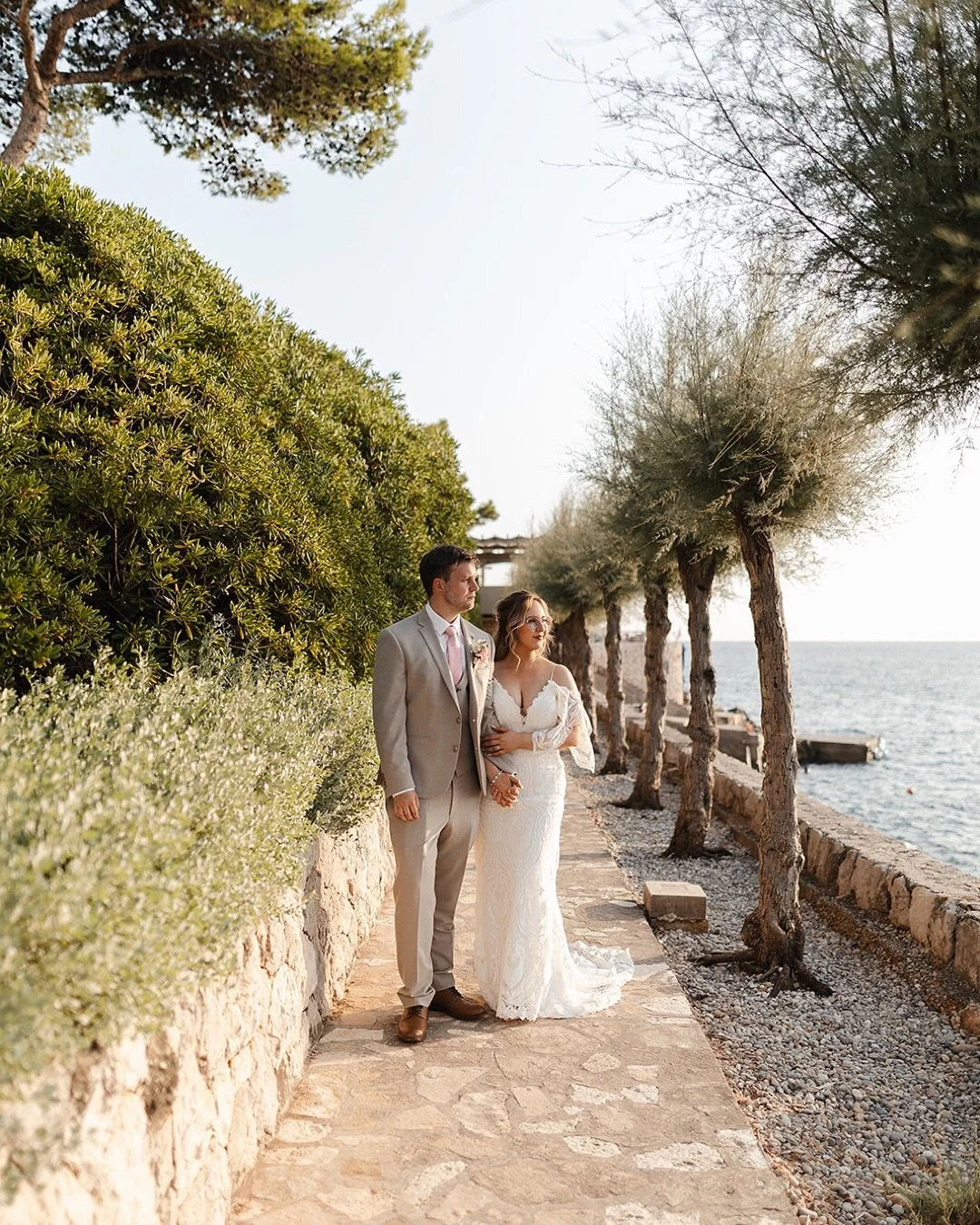 A relaxed, dreamy wedding for Sabrina and Scott, who celebrated under beautiful Croatian skies, setting the scene for a truly unforgettable day. 🤍 

#niweddingphotographer #irishweddingphotographer #destinationwedding