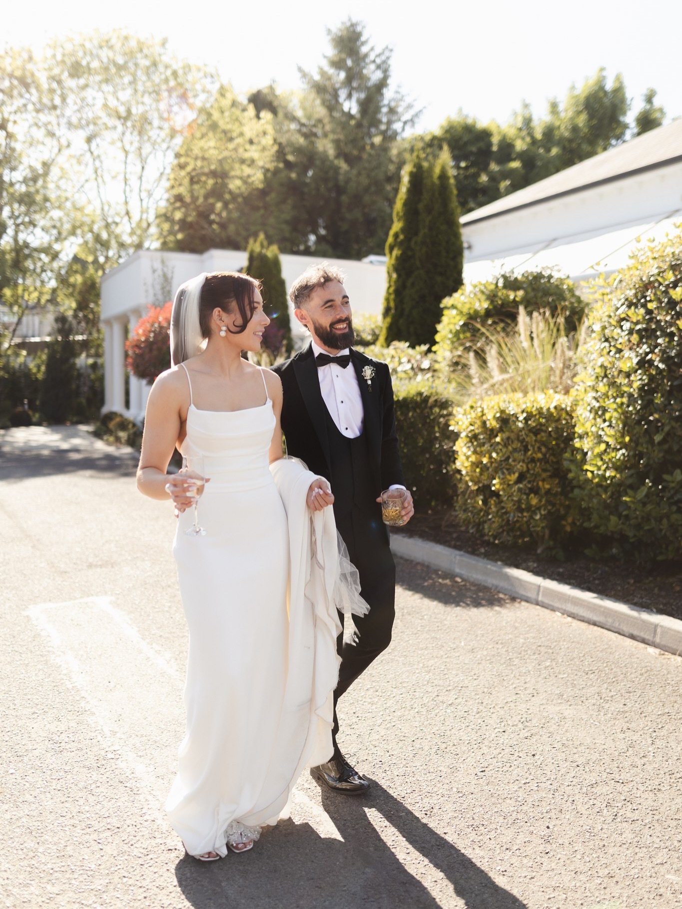 Dreamy then, dreamy now. Timeless and classic, last summer in the garden room @leighinmohr_house_hotel 

Chloe &amp; Ryan&rsquo;s vendors 
Dress: @dreamweddingsbride 
Jewellery - @thedresshouse1 
Videographer: @stevenhannaphotoandfilm 
Florist (bouqu