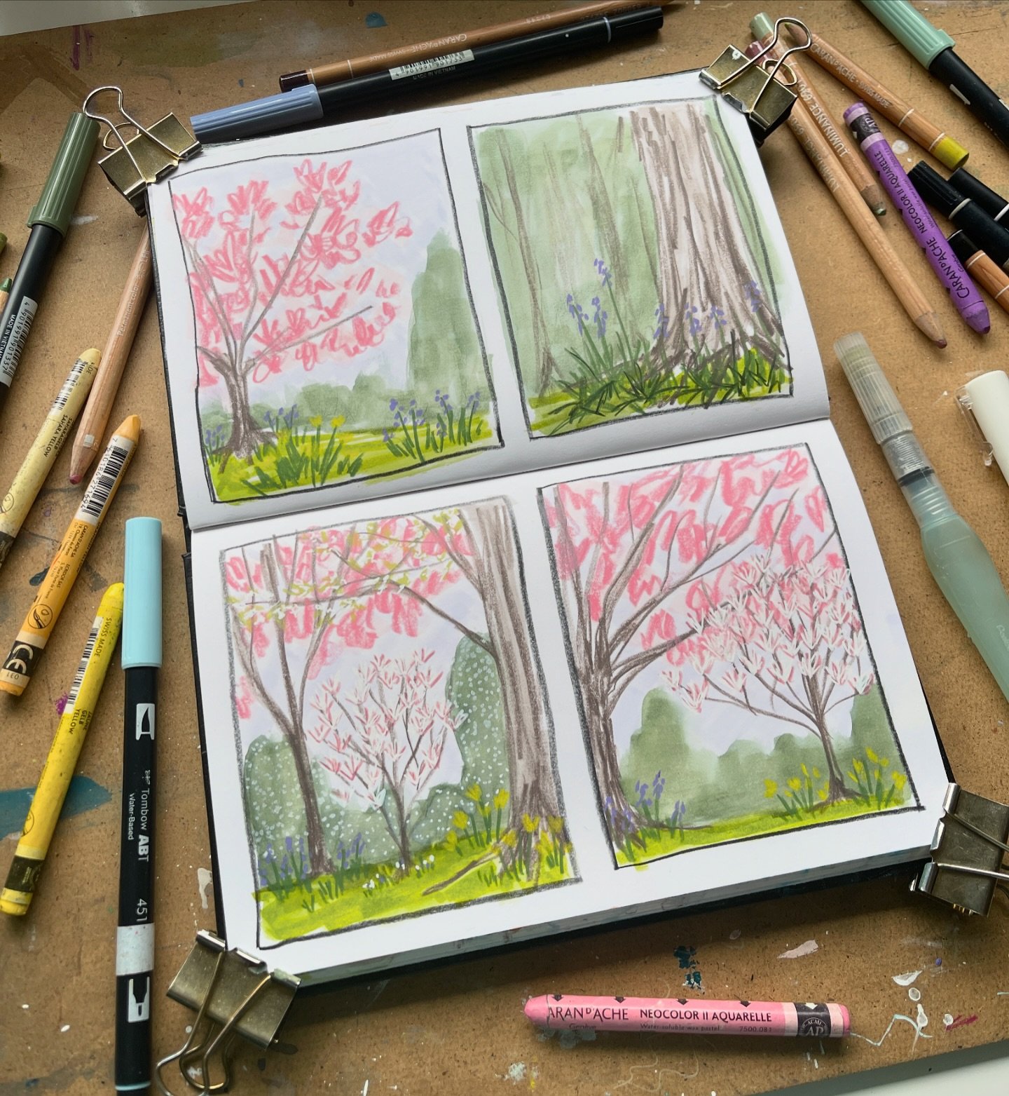 I&rsquo;m sharing a fun new art challenge on the Creative Practice Tier of the Patreon today!

We&rsquo;re making Spring Dreamscapes - combining different Spring-related images in to our perfect Spring scenes 🌸

If you&rsquo;d like to join in with t