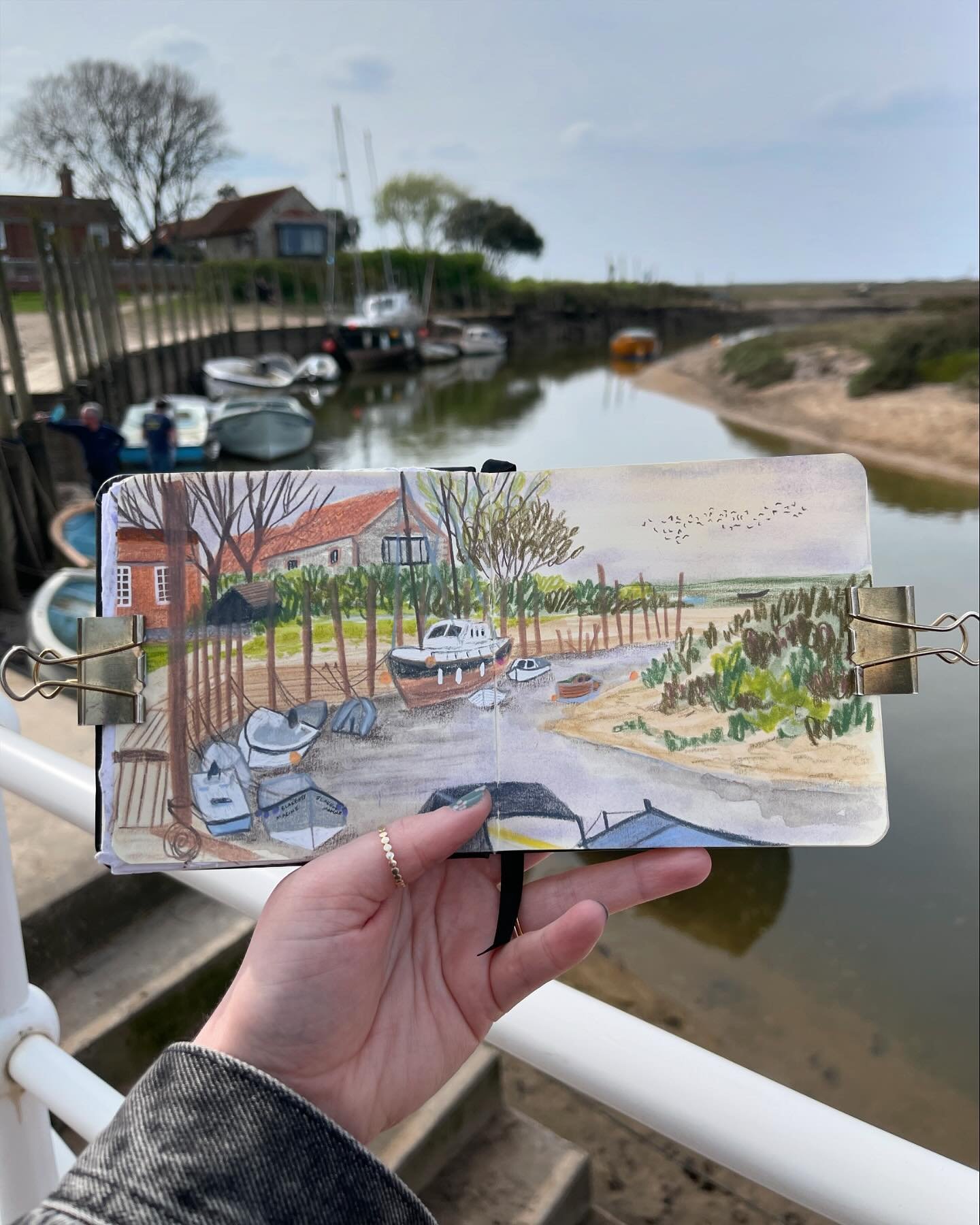 This time last year I was welcoming in May in the beautiful seaside town of Blakeney in Norfolk. And this year it&rsquo;s May&rsquo;s calendar page!

Not the same thing for sure, but better than nothing&hellip;

I&rsquo;ll be sending off the designs 
