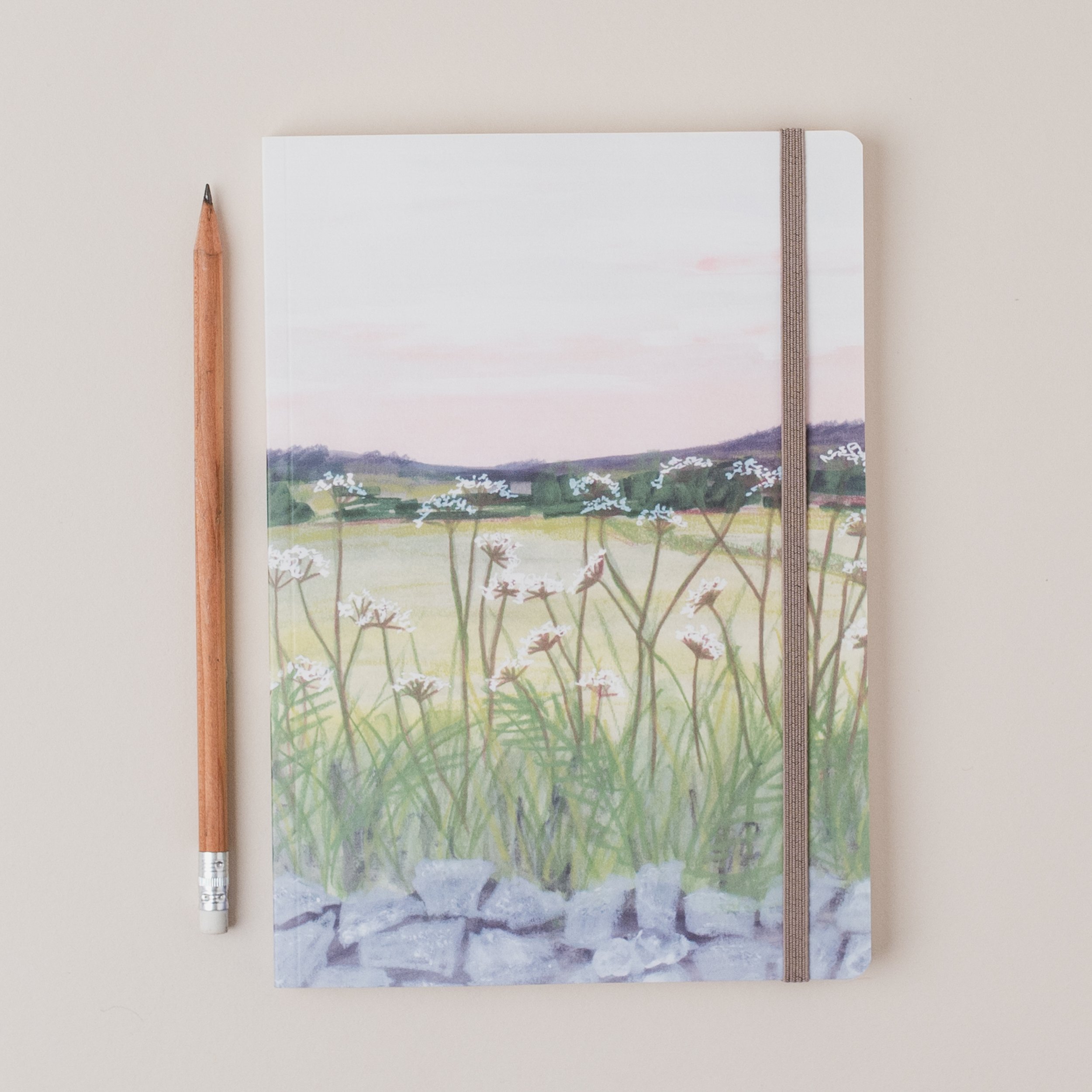 Derbyshire Sunset - A5 Notebook