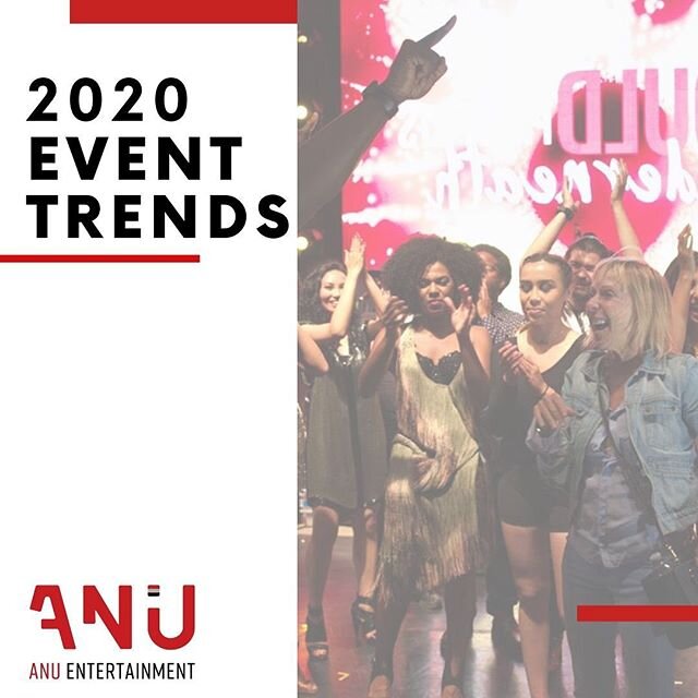 We&rsquo;re so close to 2020 !! Our team at ANU will be sharing some cool and exciting trends for the new year! Stay tuned! 
#anuentretainment #2020 #anuproductionsevents  #experience #anuproductions #2020eventtrends #2020trends #inovation #interacti