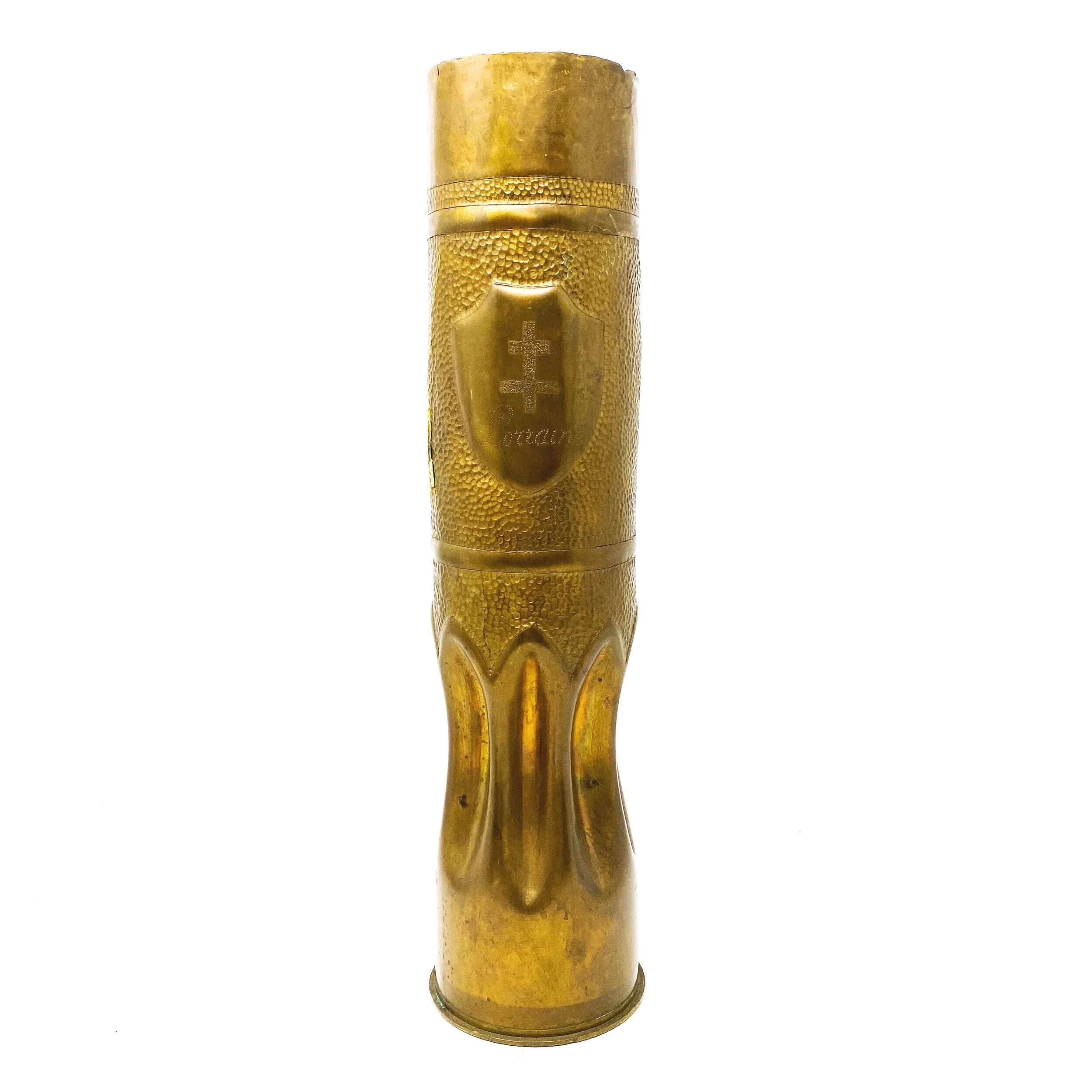 'Lorraine' Engraved Artillery Shell Casing