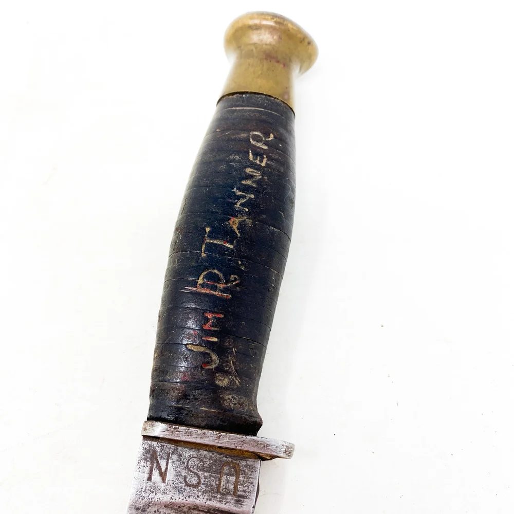 WWII U.S. Navy 'RH PAL 35' Theater Made Customized Knife with