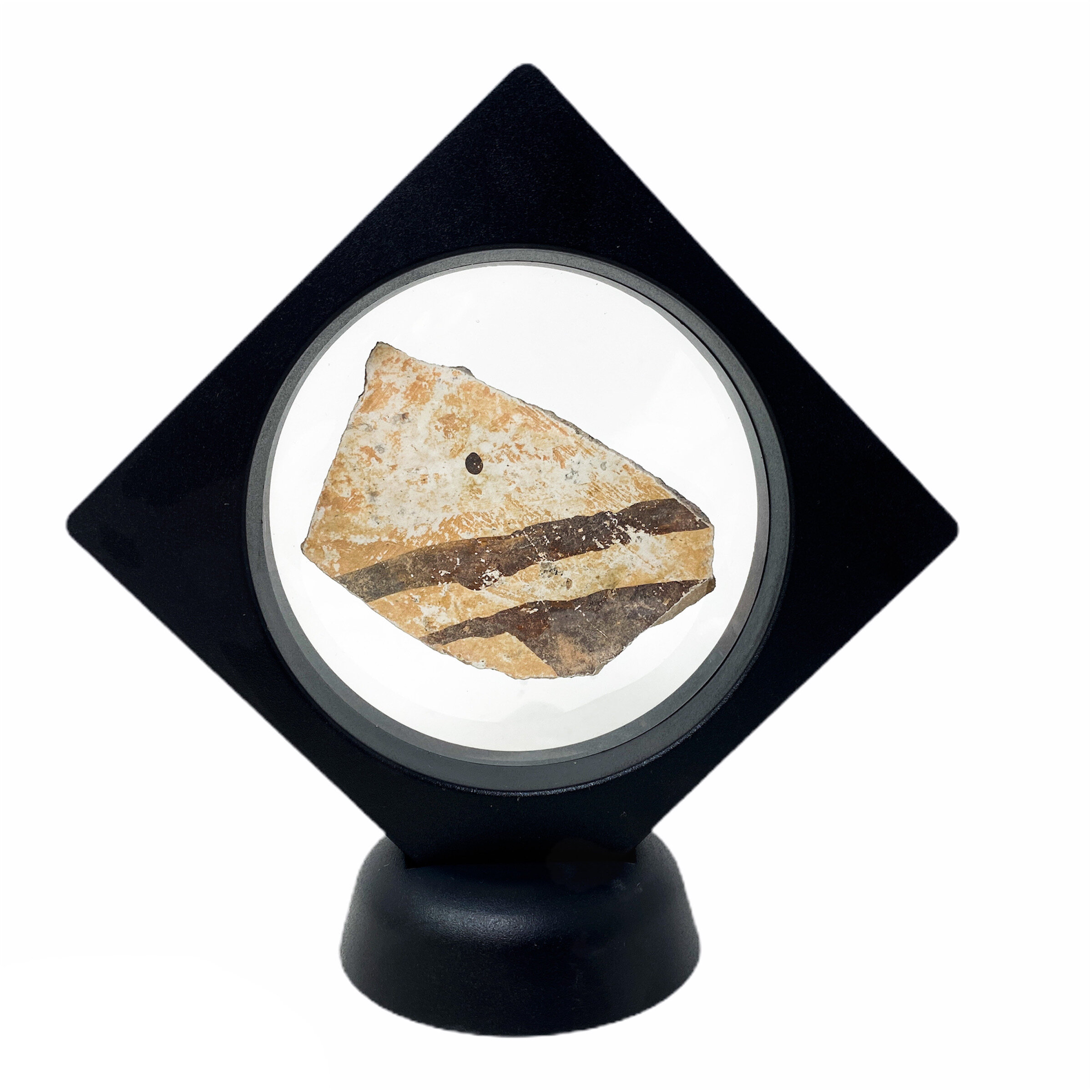 Excavated 'Black and White' Arizona Anasazi Pottery Shard (with C.O.A)