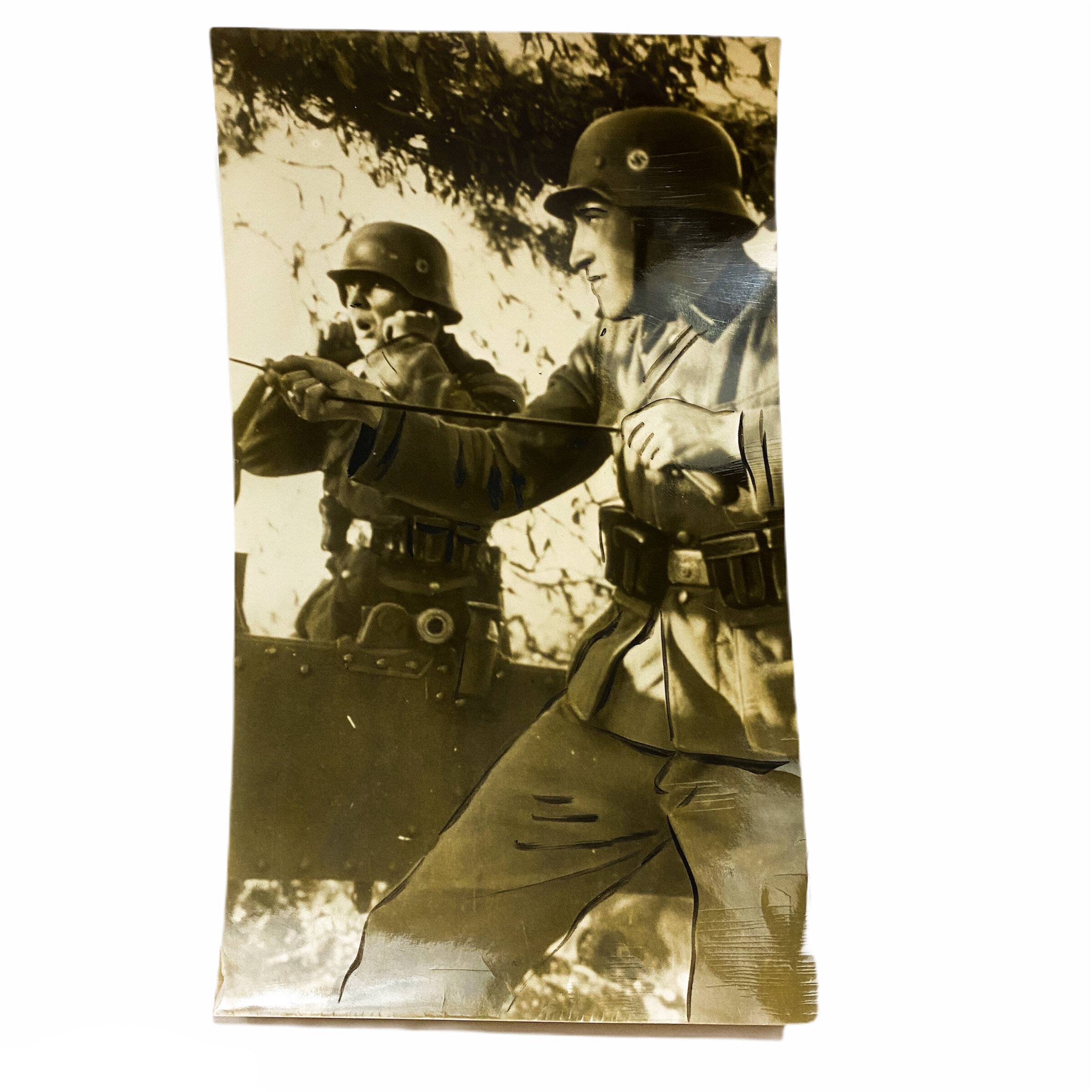 Associated Press Original German Army Artillery Photograph