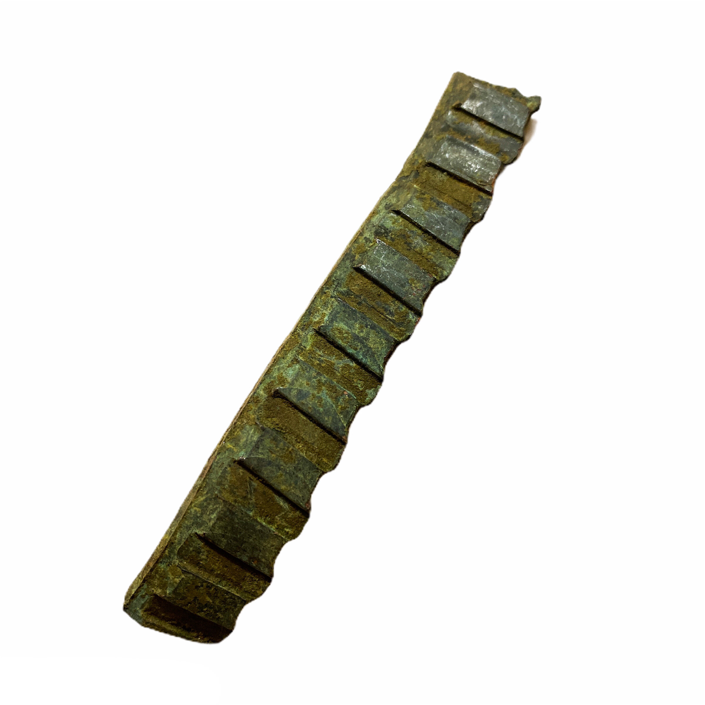 Large Battlefield Dug Copper Artillery Band Fragment