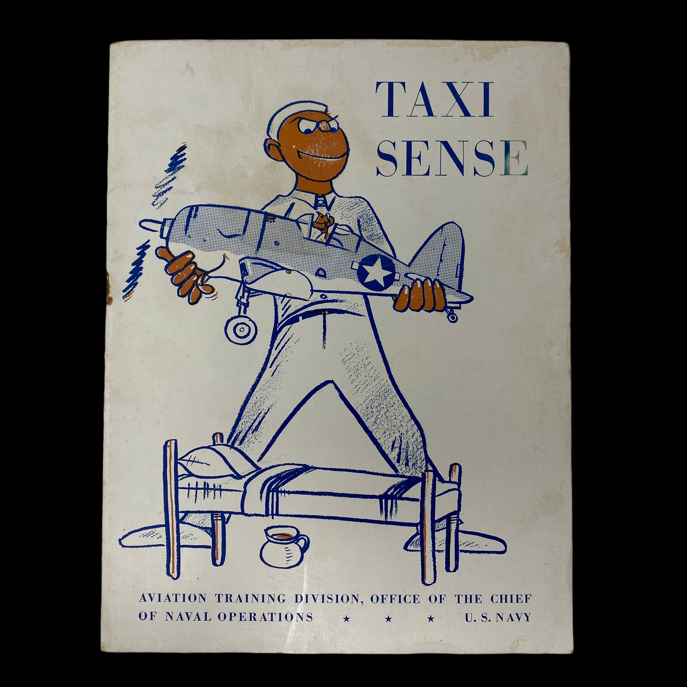 'RESTRICTED' 1944 U.S.N. "Taxi Sense" Carrier Training Booklet - OPNAV 33-5