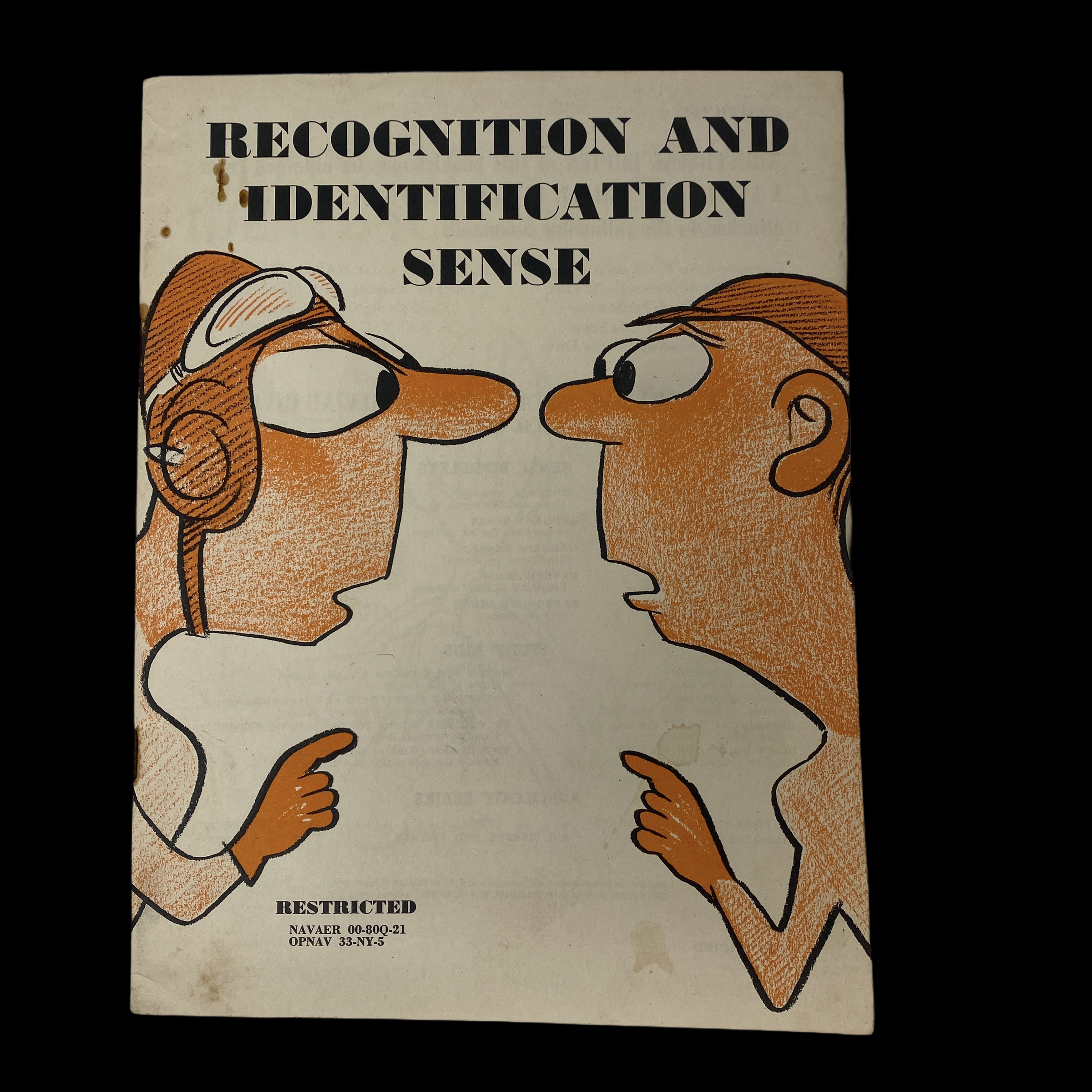 Early War 'RESTRICTED' 1943 Aircraft Pilot and Crew "Patrol" Training Booklet