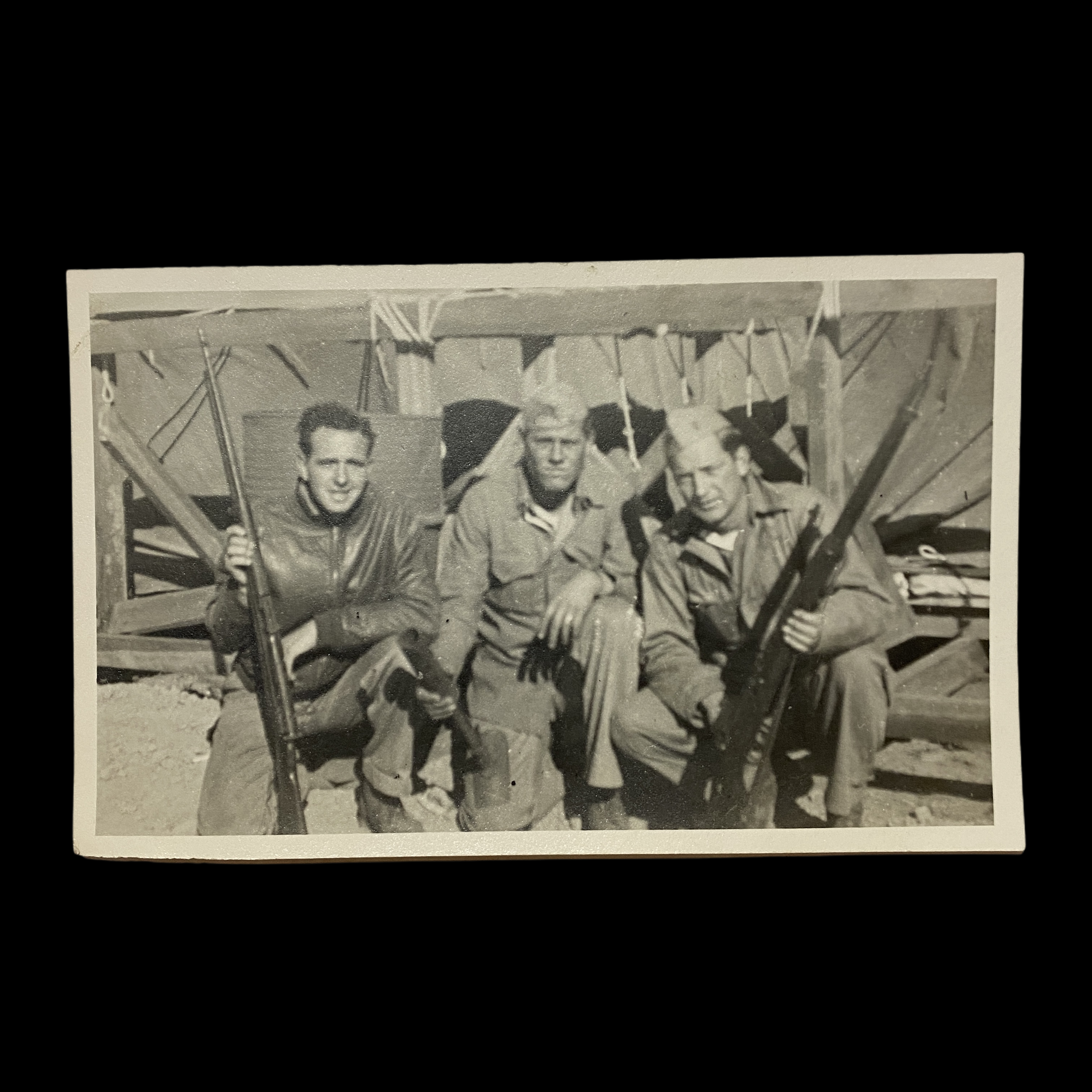 World War II Era Soldier's Personal Photograph "War Buddies" - Pacific Theater