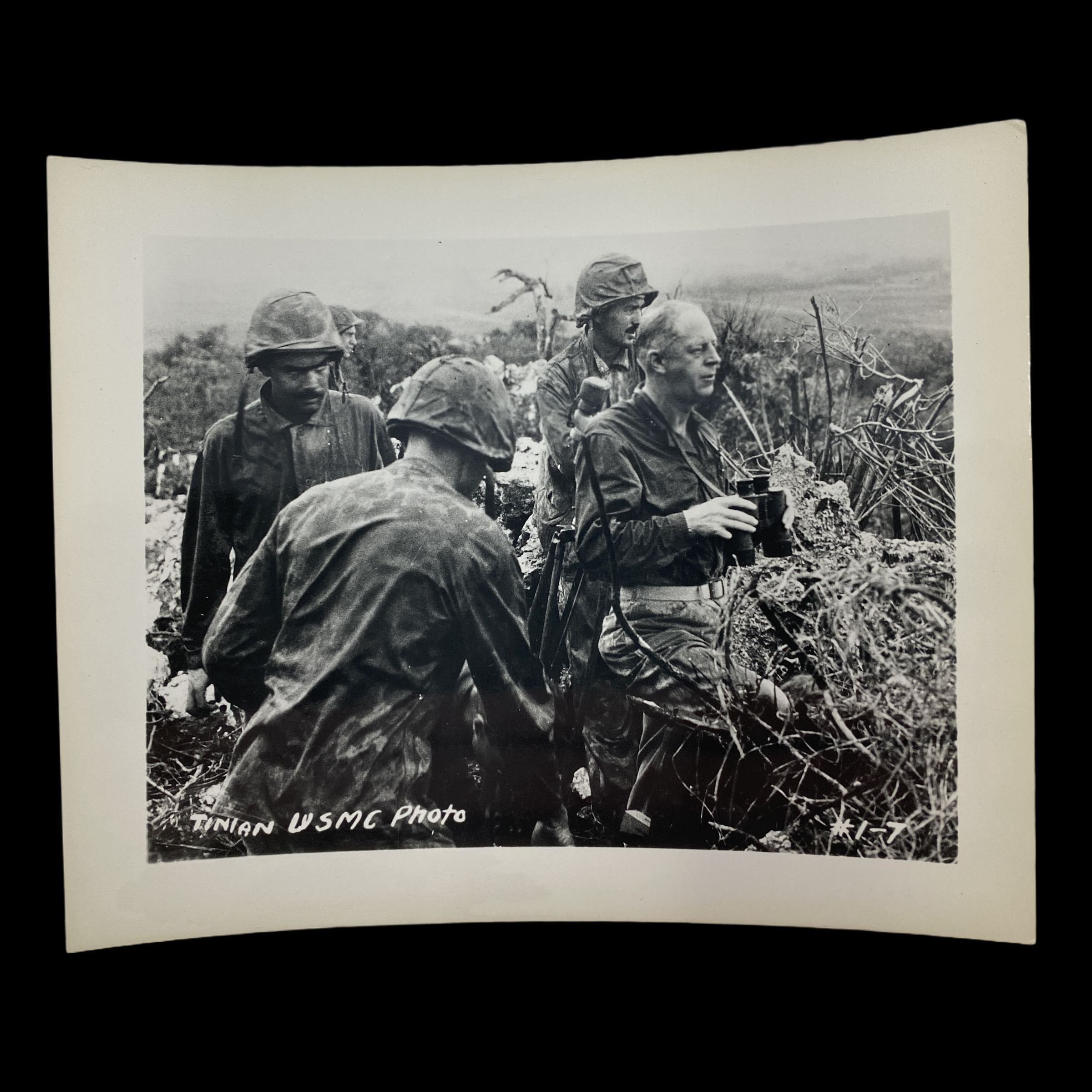 "Tinian Observation" - Original World War II Era U.S.M.C. Photograph (FREE SHIPPING)
