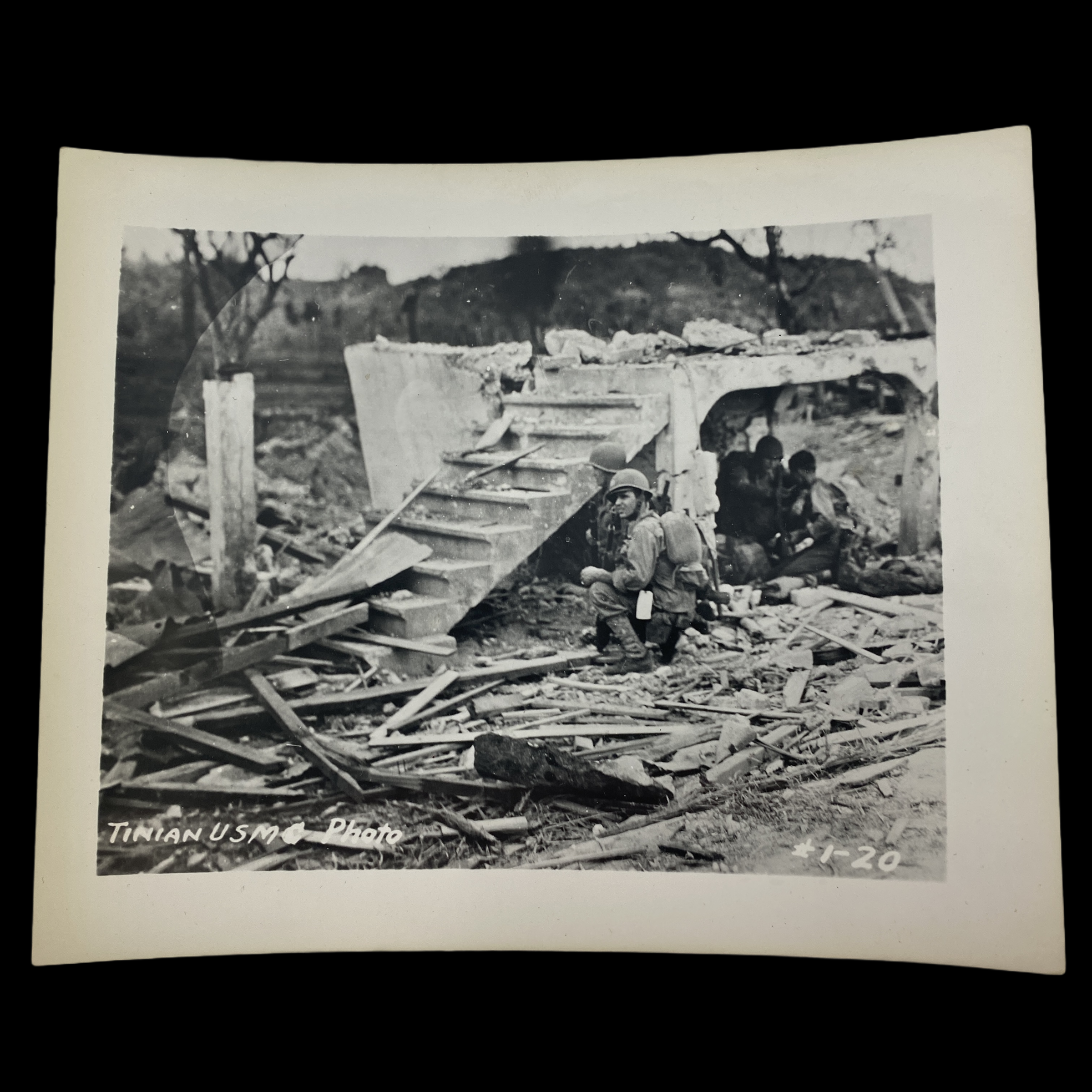 "Tinian" - Original World War II Era U.S.M.C. Photograph (FREE SHIPPING)