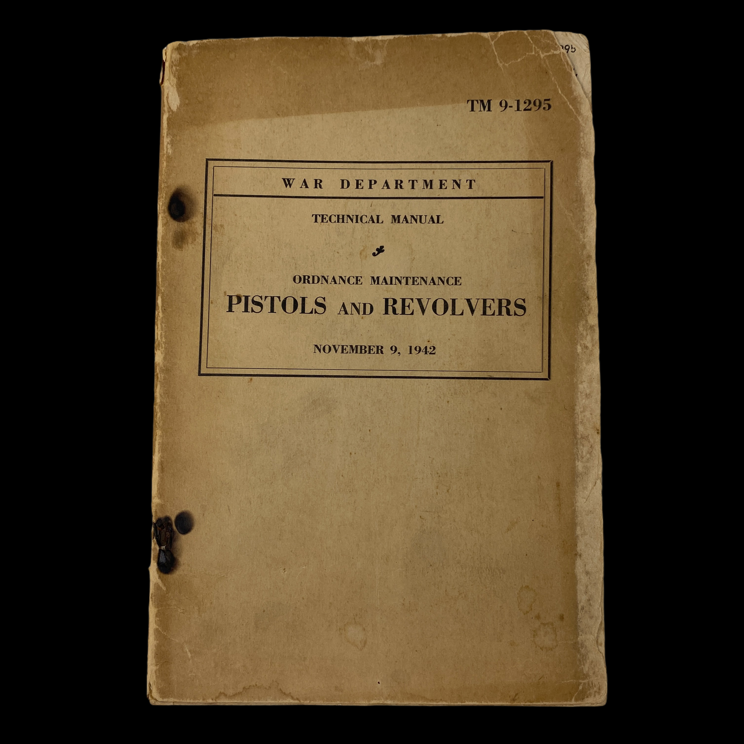 *WWII 1942 War Department Manual - “Ordnance Maintenance - Pistols and Revolvers”