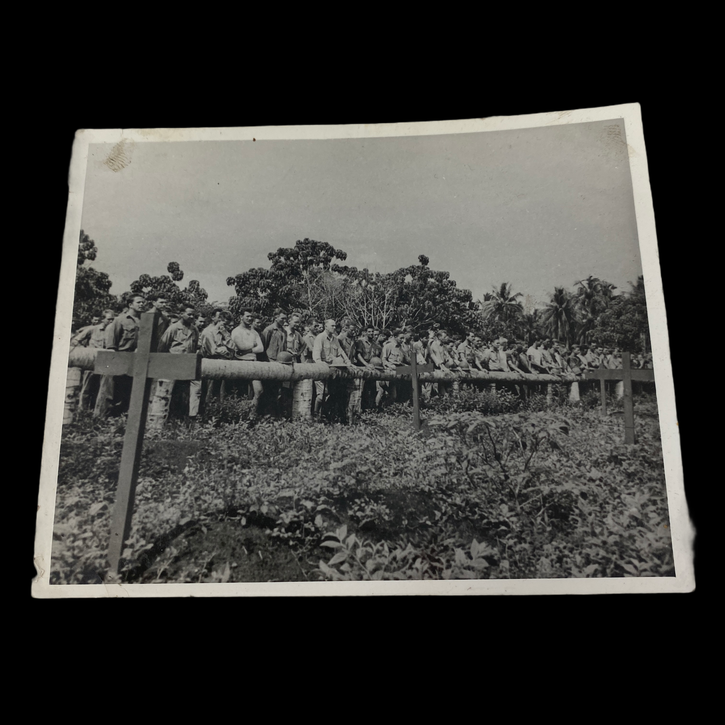 "Good Old Guadal" - Original World War II Era U.S.M.C. Photograph (FREE SHIPPING)
