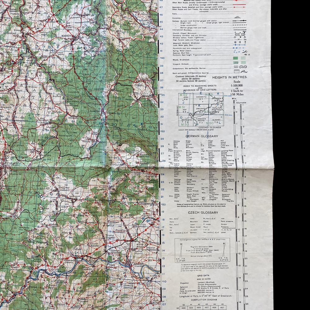 WWII 89th U.S. Infantry Division Liberation of Zwickau Germany Combat  Assault Map* — Premier Relics