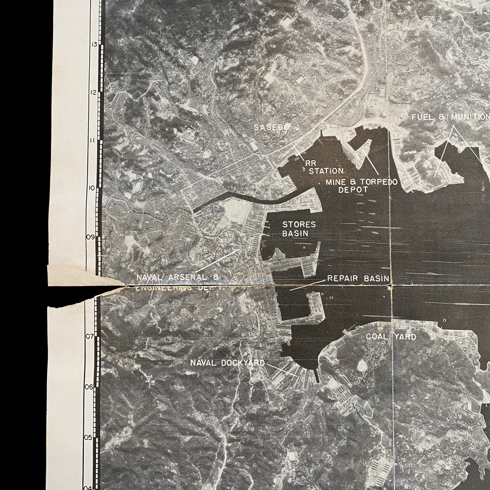 RARE! WWII 1945 XXI Bomber Command SASEBO KYUSHU JAPAN B-29