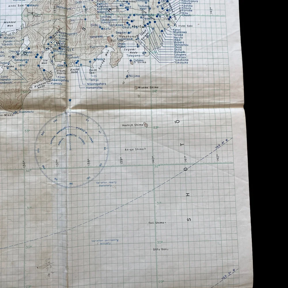 VERY RARE! WWII May 1945 Mainland Japan Japanese Airfield