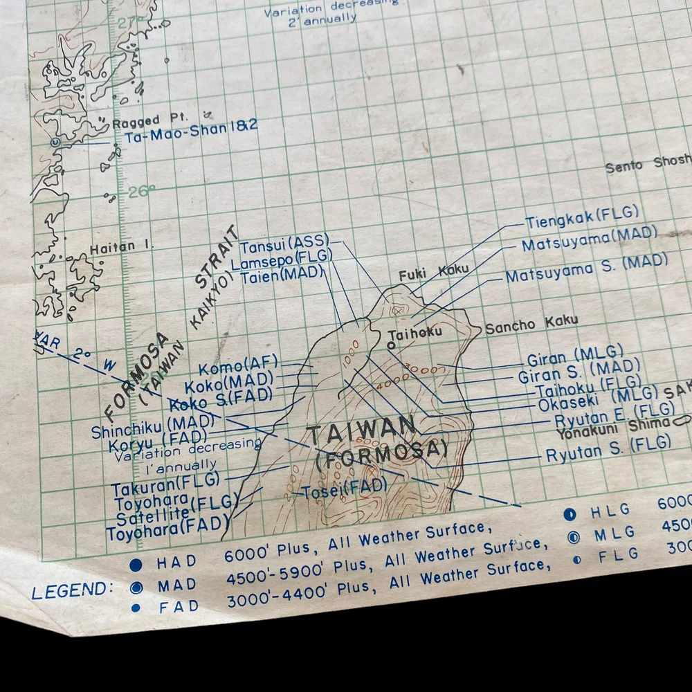 VERY RARE! WWII May 1945 Mainland Japan Japanese Airfield