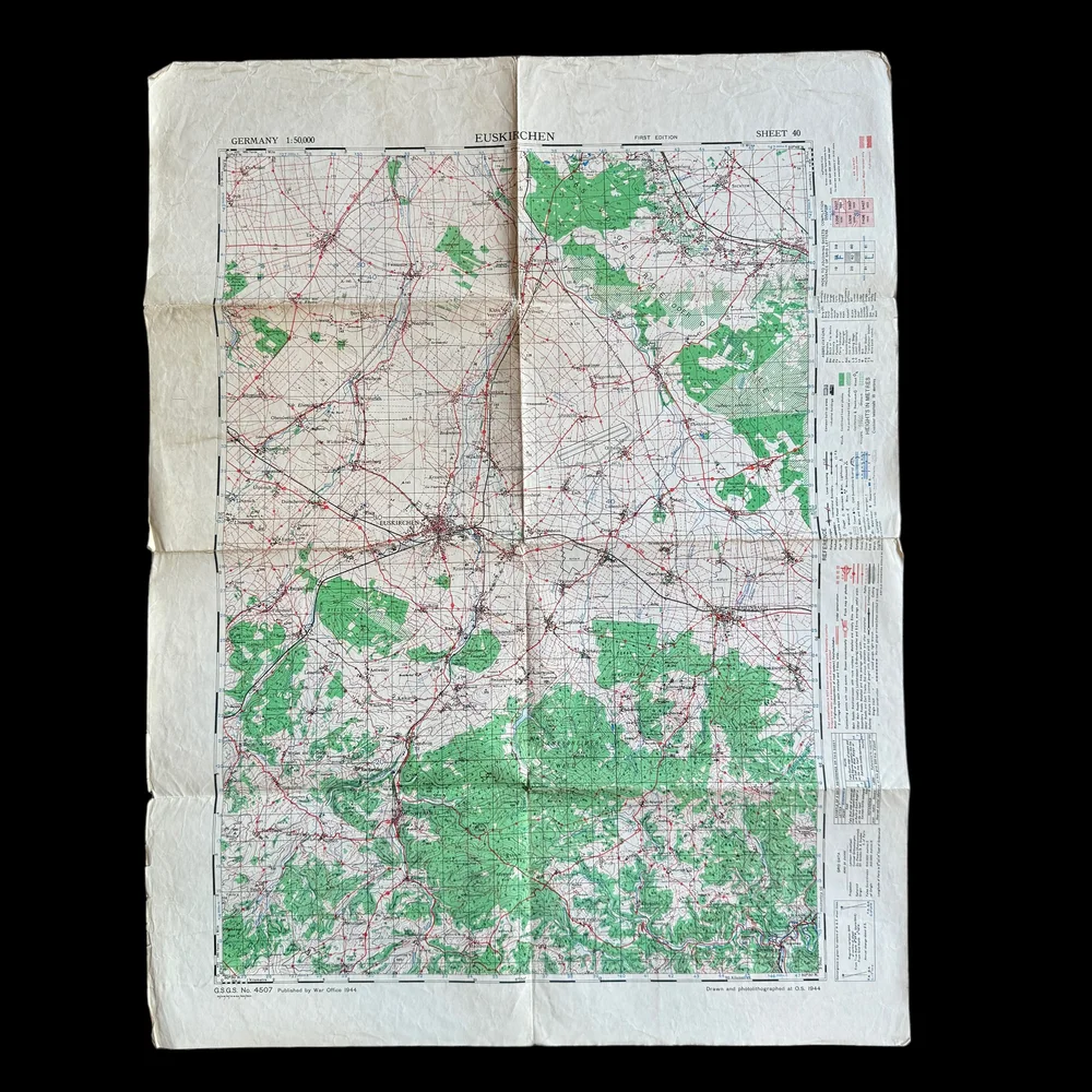 WWII Operation Lumberjack Erft River Crossing Capture of