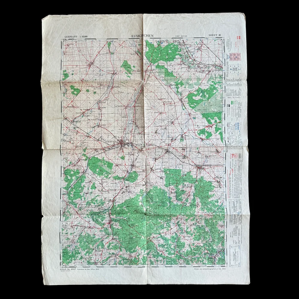 WWII Operation Lumberjack Erft River Crossing Capture of