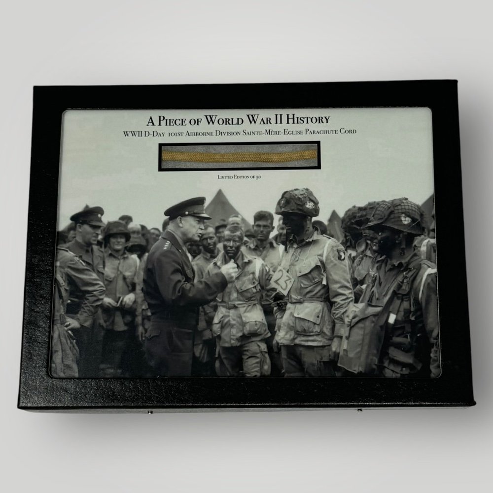 Rare! Original WWII D-Day 101st Airborne U.S. Paratrooper June 6th