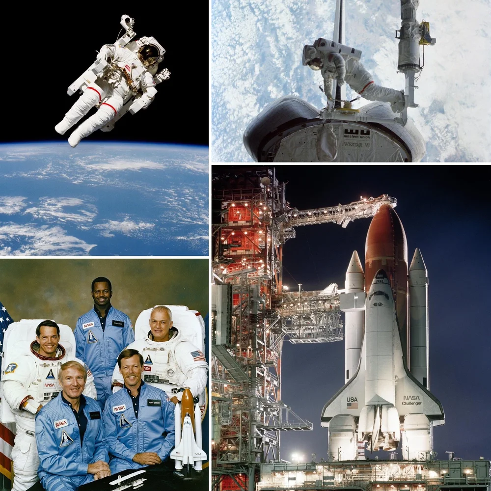RARE! Original NASA STS-41B Mission Space Shuttle Challenger