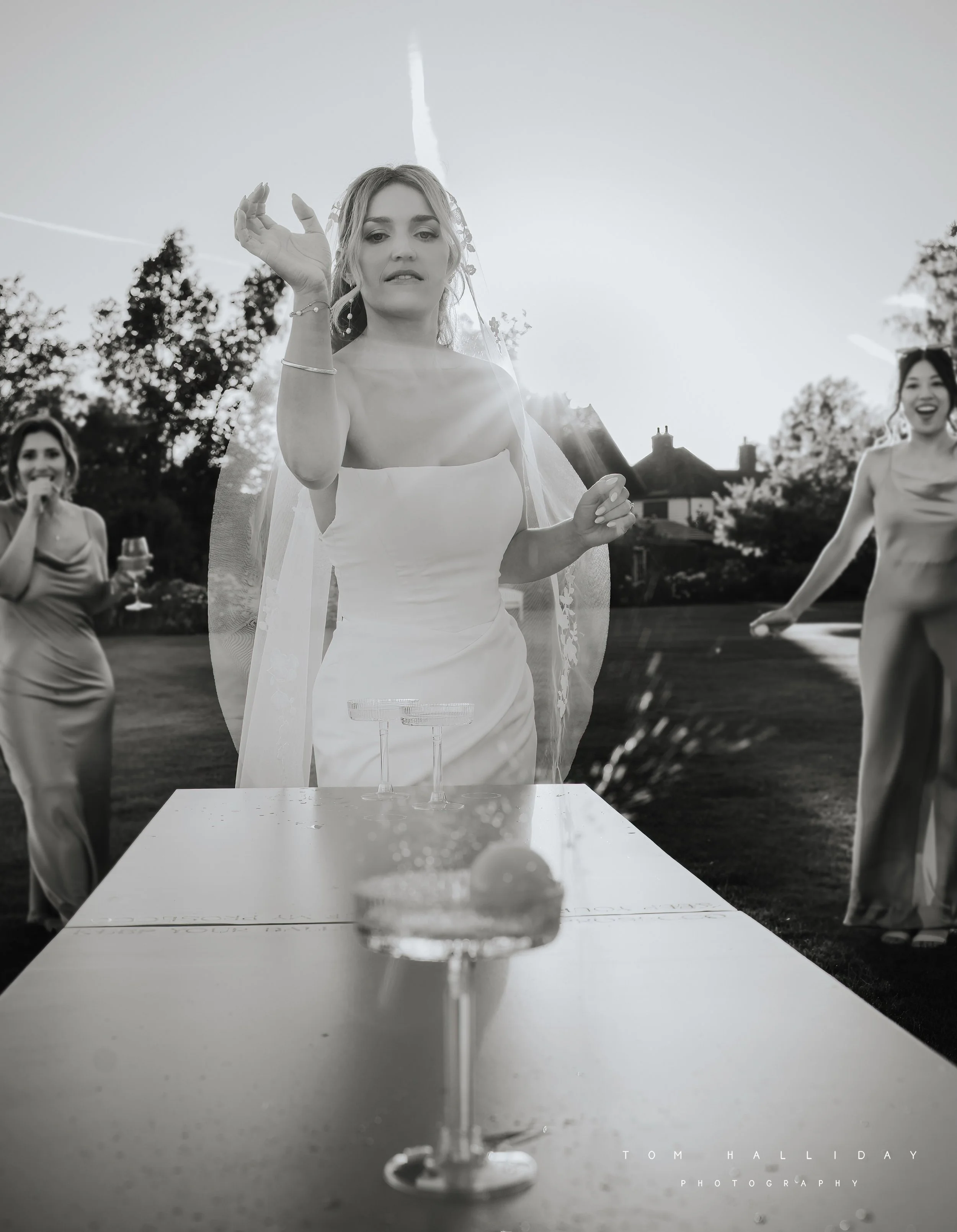 CHAMPAGNE PONG !!

What a journey! And the BEST hype crew 🙌🙌🙌

Venue - @high_house_weddings 
Video - @lambolens 
Makeup + Hair @makeupbytayloruk 
Flowers @beautifulbloomsflorist 

Shot on @sony.unitedkingdom @sonyalpha 

#weddingphotography #bride