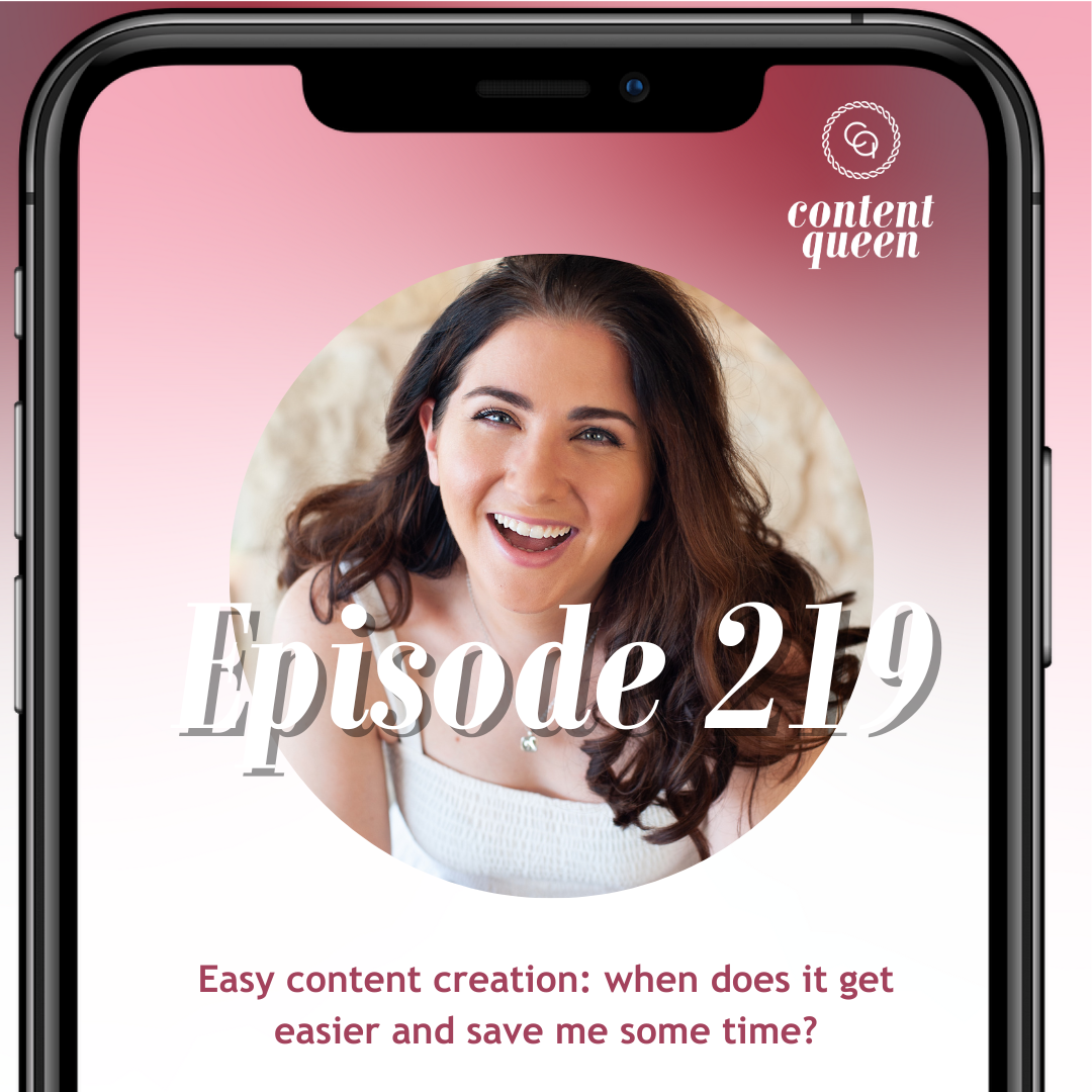 219: Easy content creation: when does it get easier and save me some time?