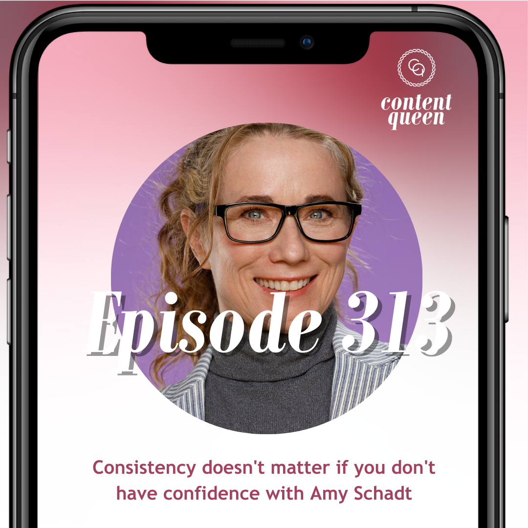  313: Consistency doesn't matter if you don't have confidence | Amy Schadt